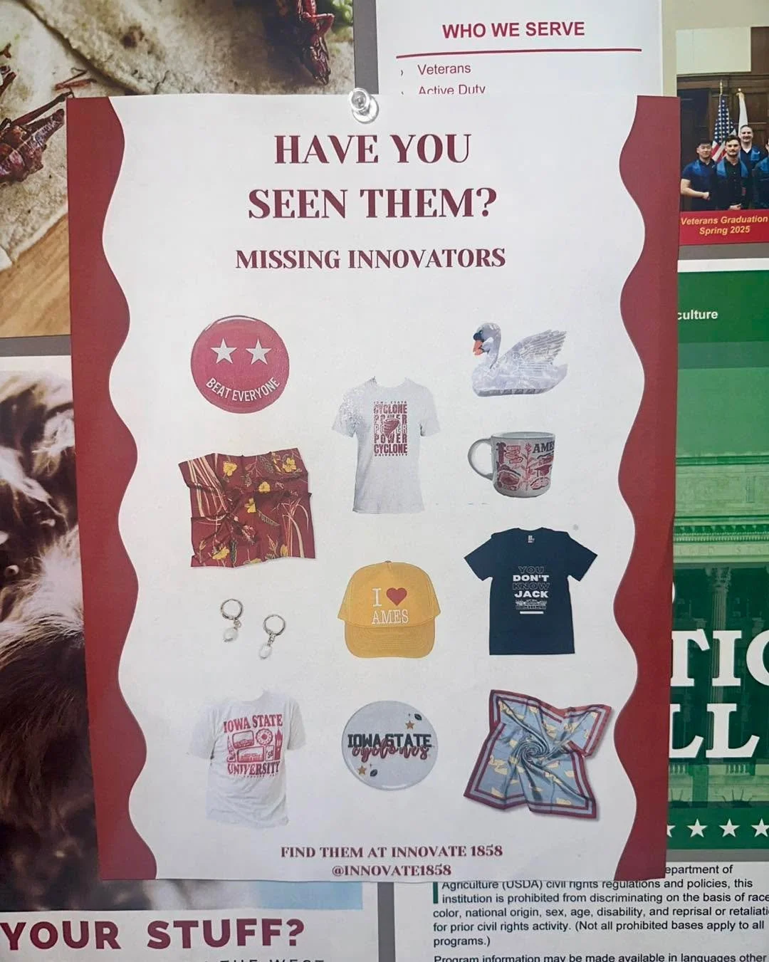 Have you seen them 👀?&hellip;Because we have ➡️ find them at Innvoate 1858 🔍✨

#innovate1858 #iowastateuniversity