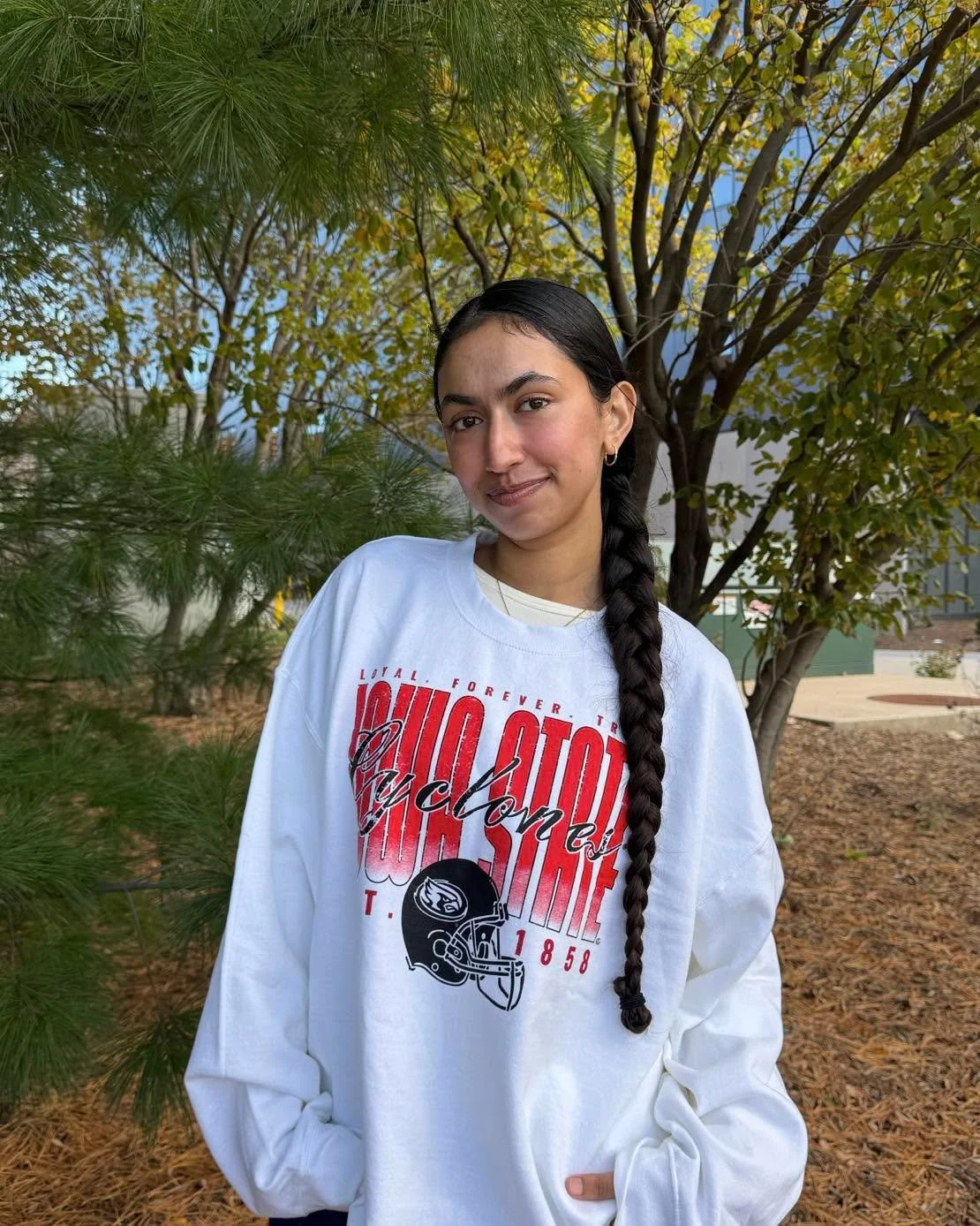 Nothing says fall quite like a cozy crewneck and Cyclone pride 🍂 Find your favorite Iowa State styles this season at Innovate 1858! ❤️ 

#Innovate1858 #fall #falloutfits #outfitinspo #crewnecksweater #iowastateuniversity