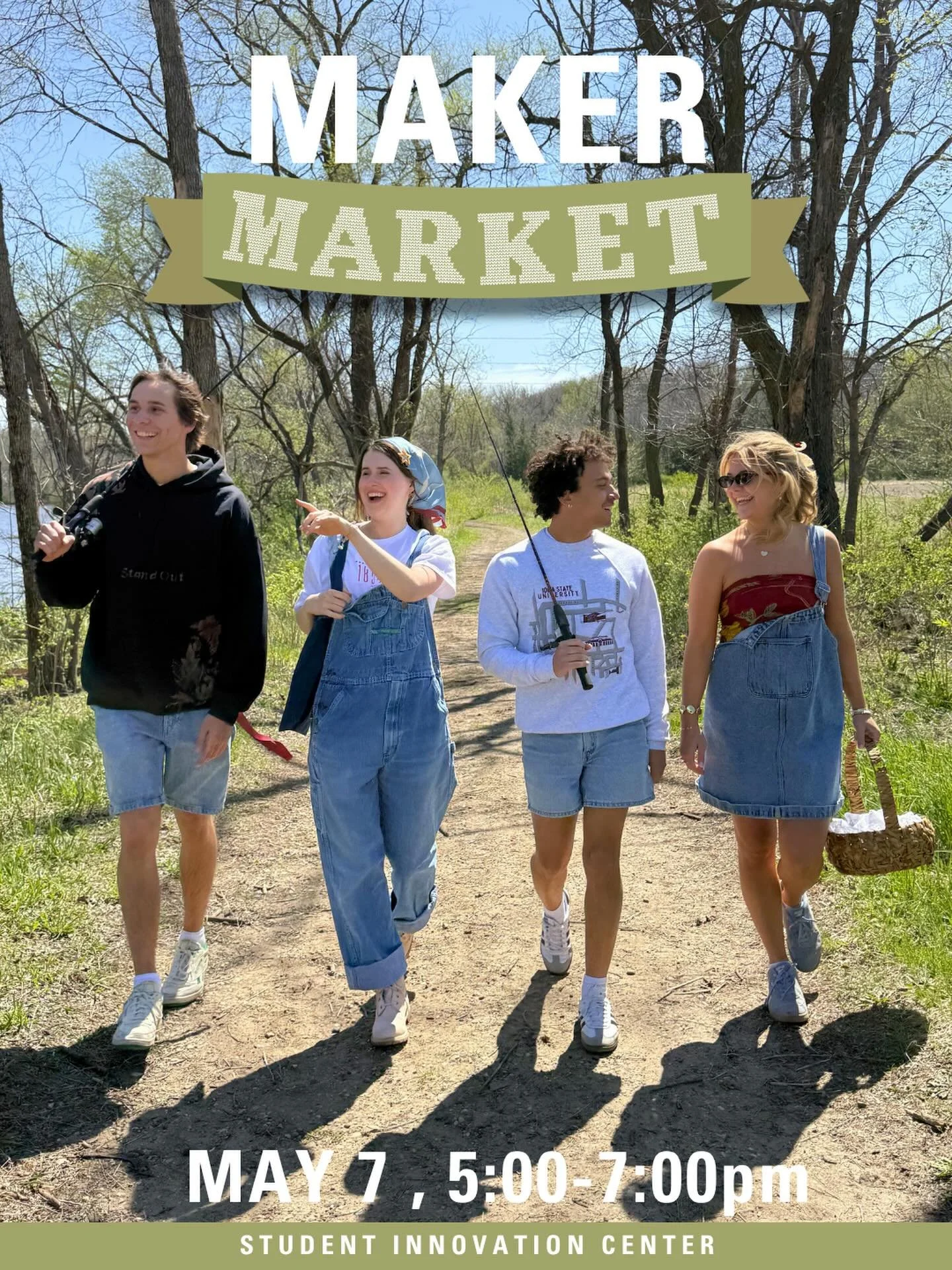 Save the date! Our Spring Maker Market will be on May 7th from 5:00 PM - 7:00 PM at the Innovation Center. Stop by for food, shopping, and more!