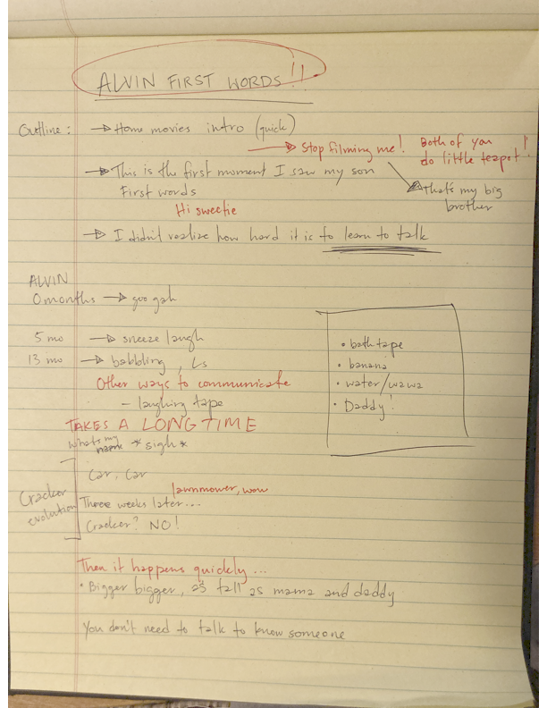 First Words (Peter Lang-Stanton)