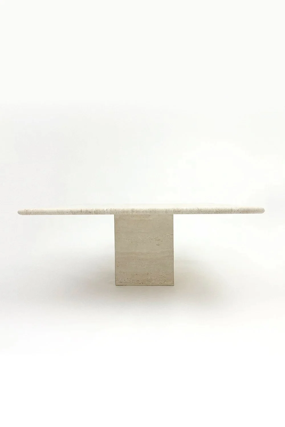 Vintage 1970’s italian travertine square coffee table