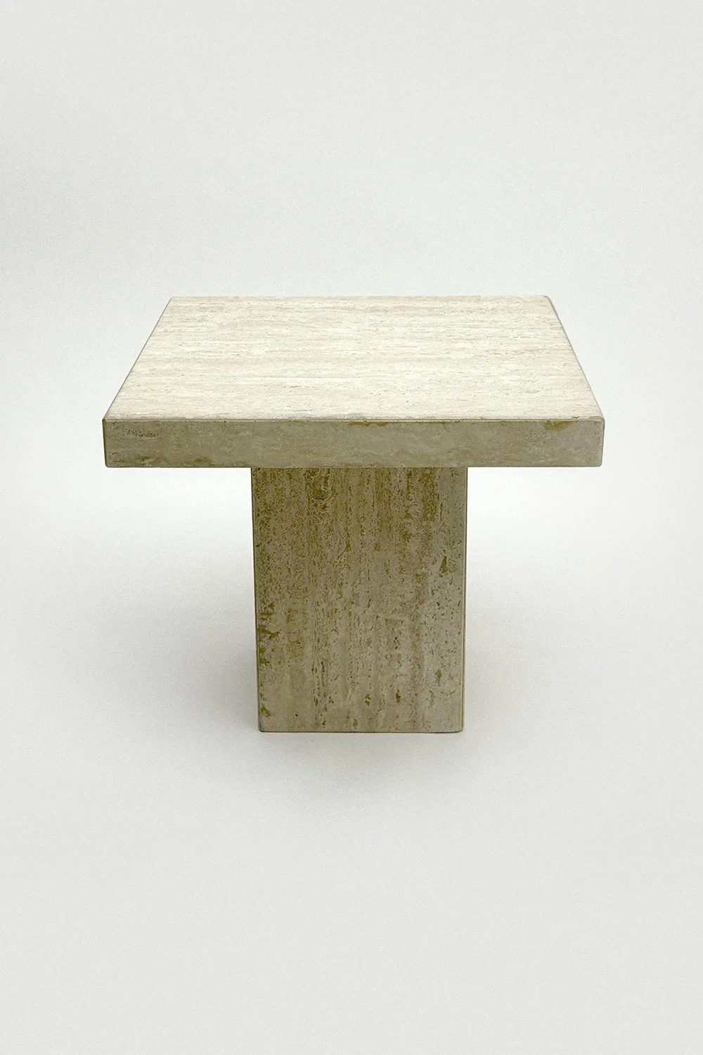Exquisite Vintage Travertine Living Room or Side Table