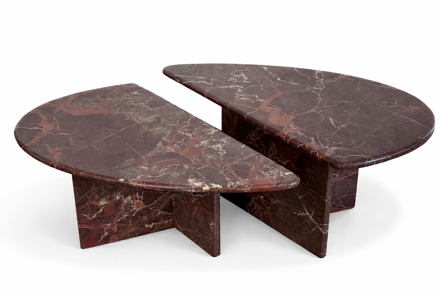 Pair of Sculptural Marble Coffee Tables, Italy, 1970s .png