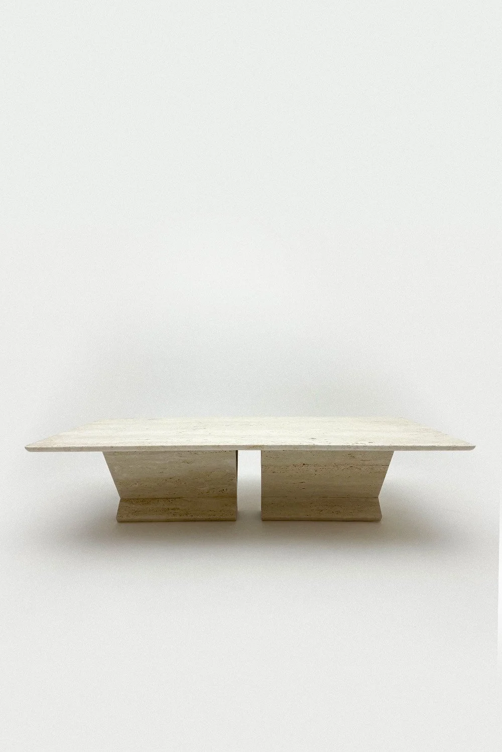 Vintage Italian Travertine Coffee Table from the 1980's