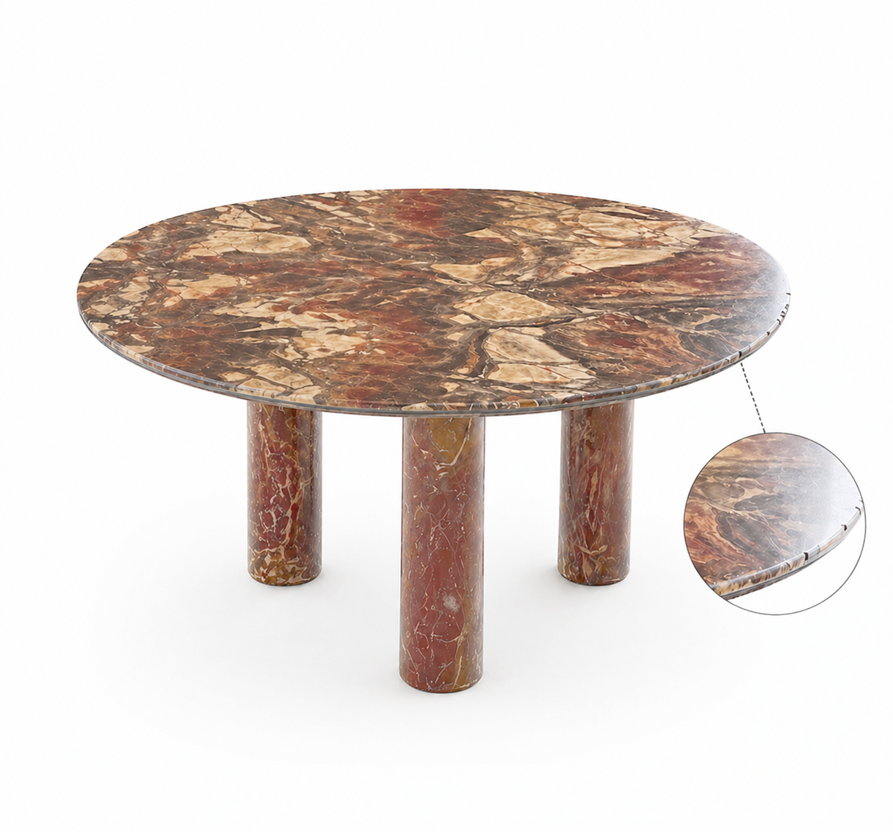 Vintage Italian Marble Coffee Table 1970s | Sculptural Design.png