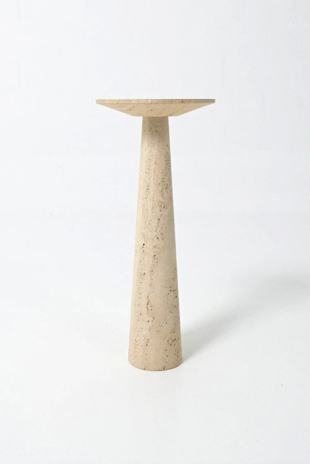 Stylish Travertine Console Table by P. A. Giusti & E. Di Rosa for Up & Up