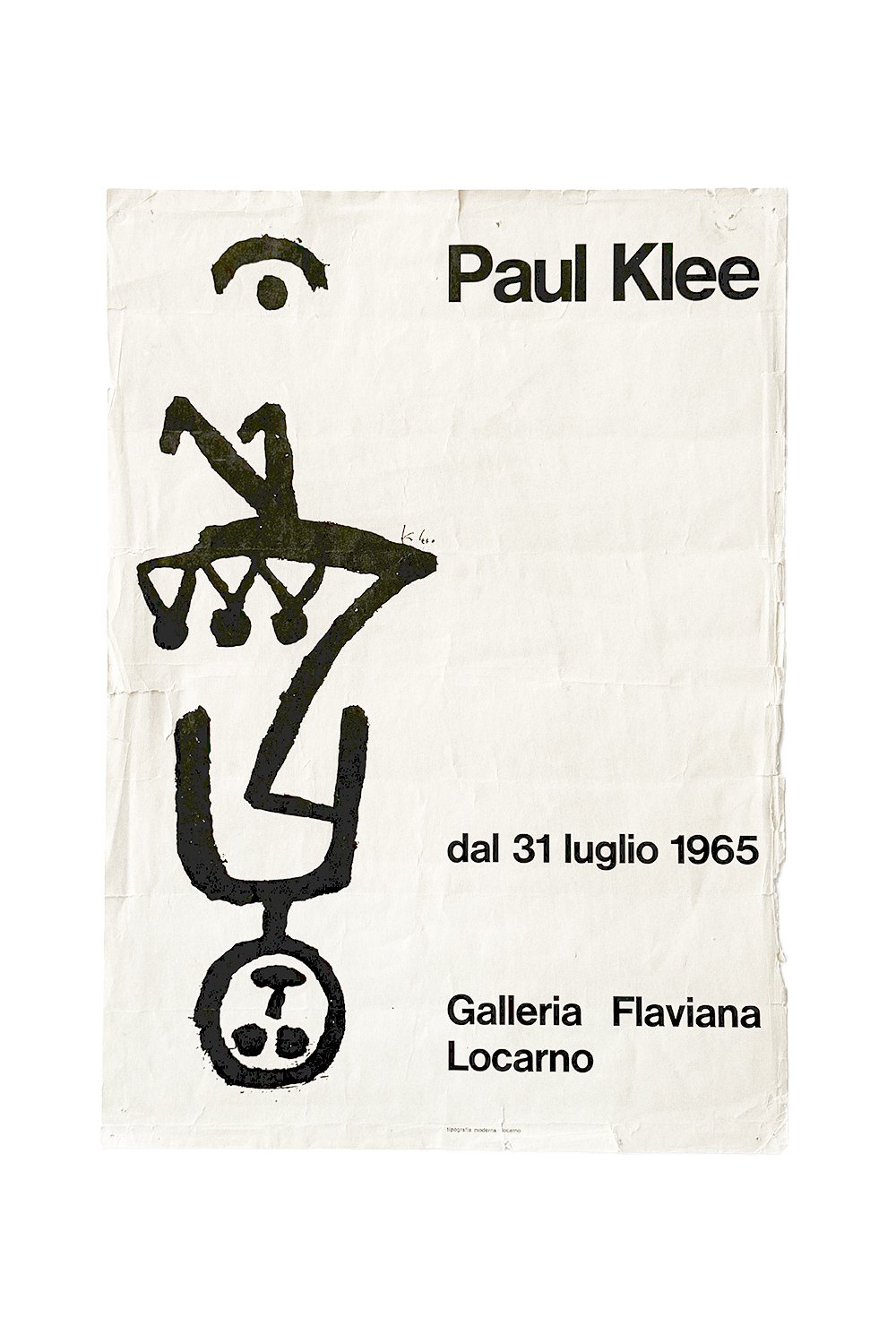 Original brochure Paul Klee, 1965