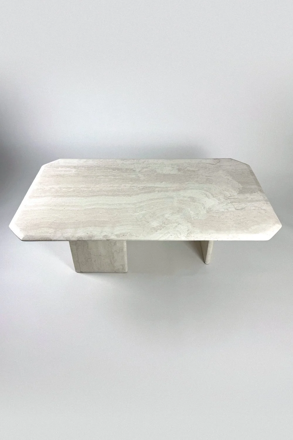 French Cream Toned Coffee Table, 1970's