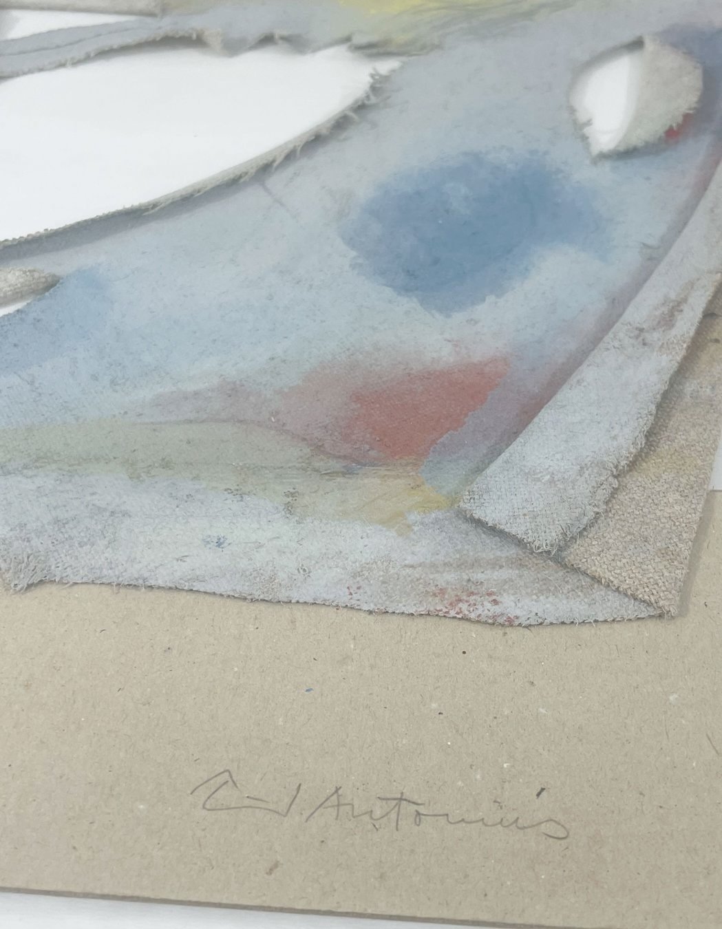 Paul Antonius Mixed Media Portrait 1988/94 – Original Signed Collage