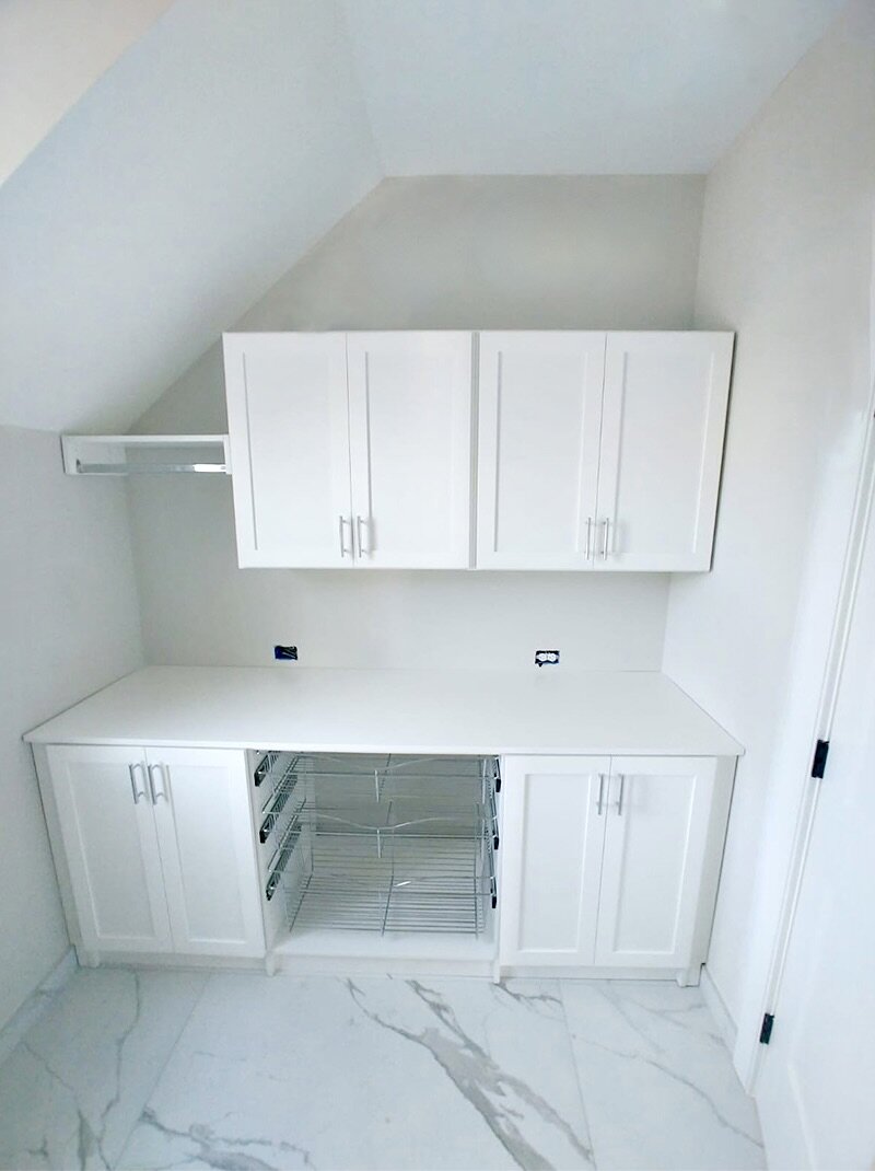 🌟 Imagine a laundry room makeover that includes custom heavy duty slide-out baskets, stylish hanging rods, and a sleek counter for seamless folding. Let ACC&amp;C bring your dream laundry space to life! ✨

 #CustomCabinets #ClosetMakeover #ACCandCtr