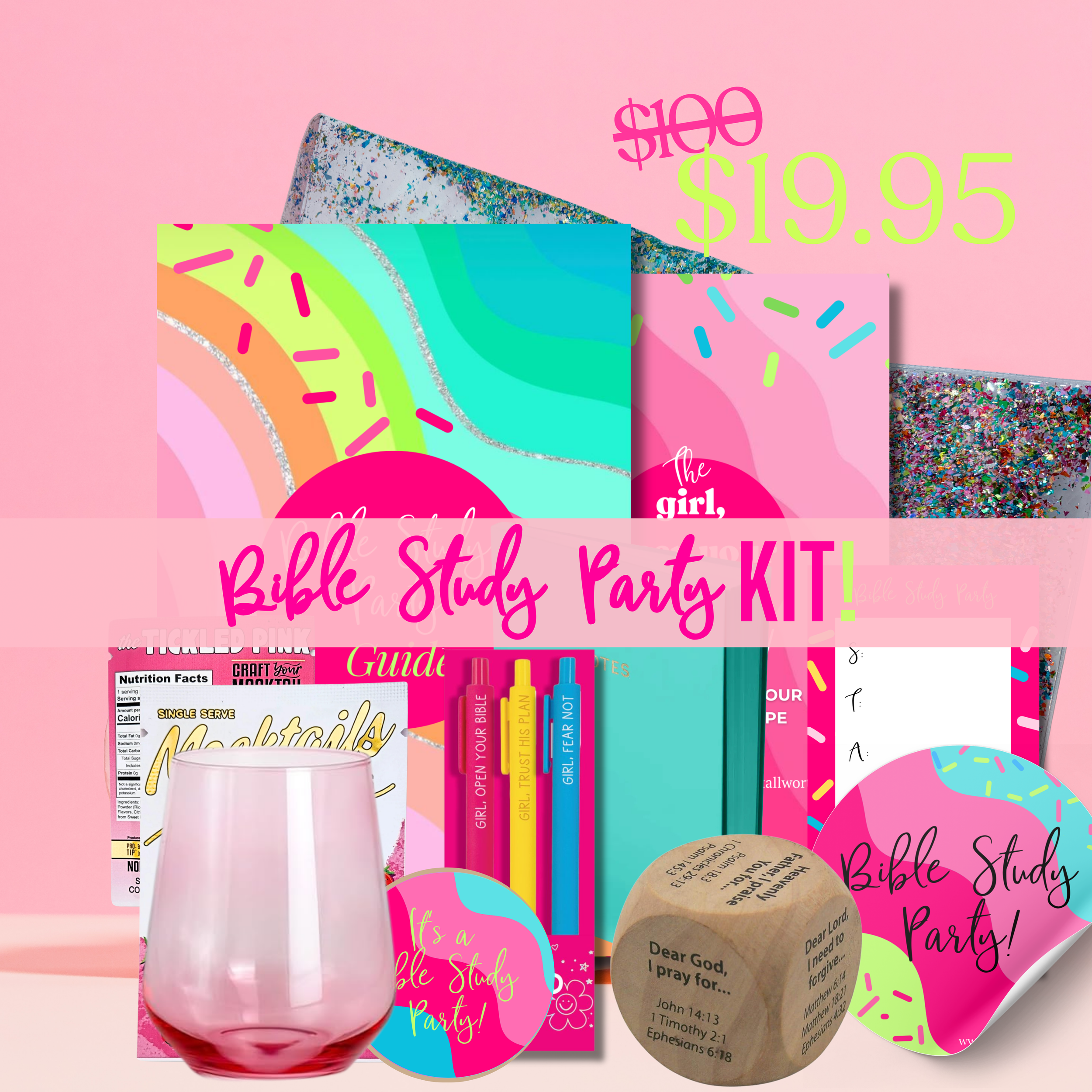 girl, open your Bible! Club + Bible Study Party Kit Welcome Gift