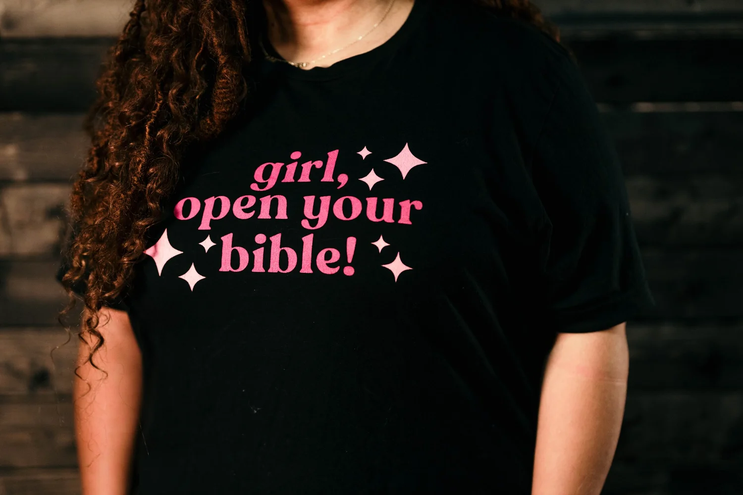 Store girl open your bible 