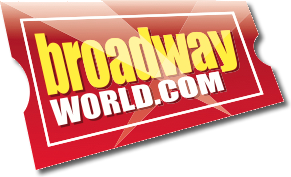 Broadwayworld.com logo with red background and yellow and white text.