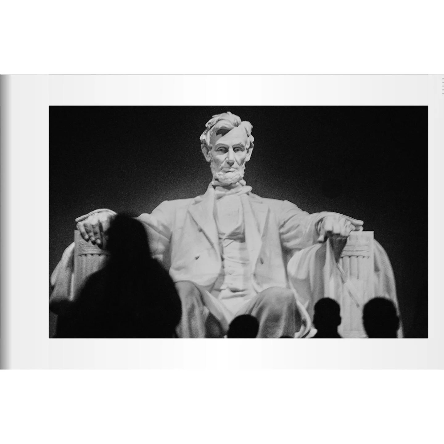 There he is. He&rsquo;s just lookin&rsquo; right straight at you as you come right up those steps. Just - just sitting there, like he was waiting for somebody to come along&hellip;- Mr. Smith Goes to Washington (1939) #lincolnmemorial #abrahamlincoln
