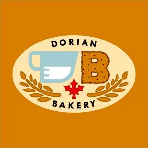 Concept logo for a bakery sticker.