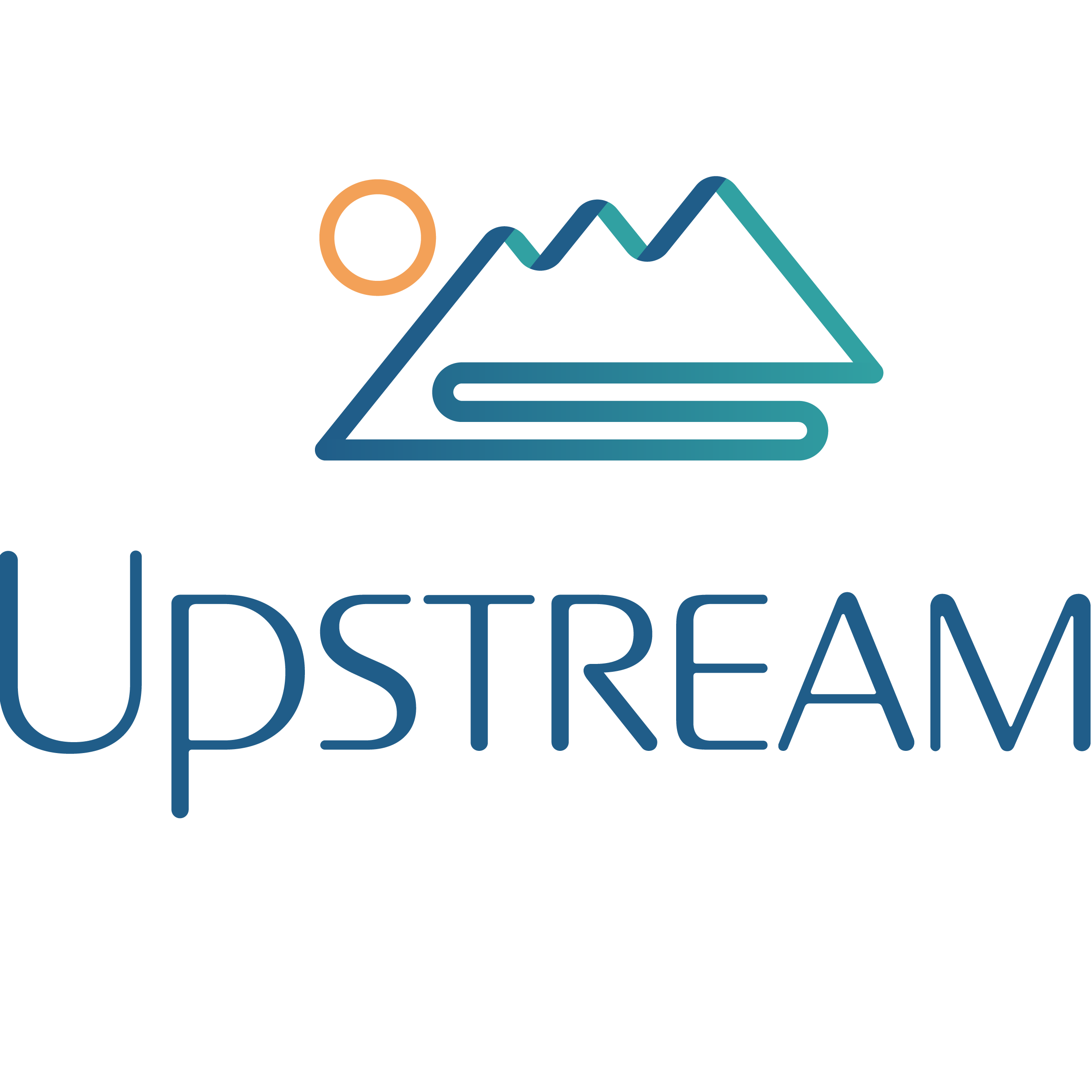 Upstream Logo (Vertical Lockup)