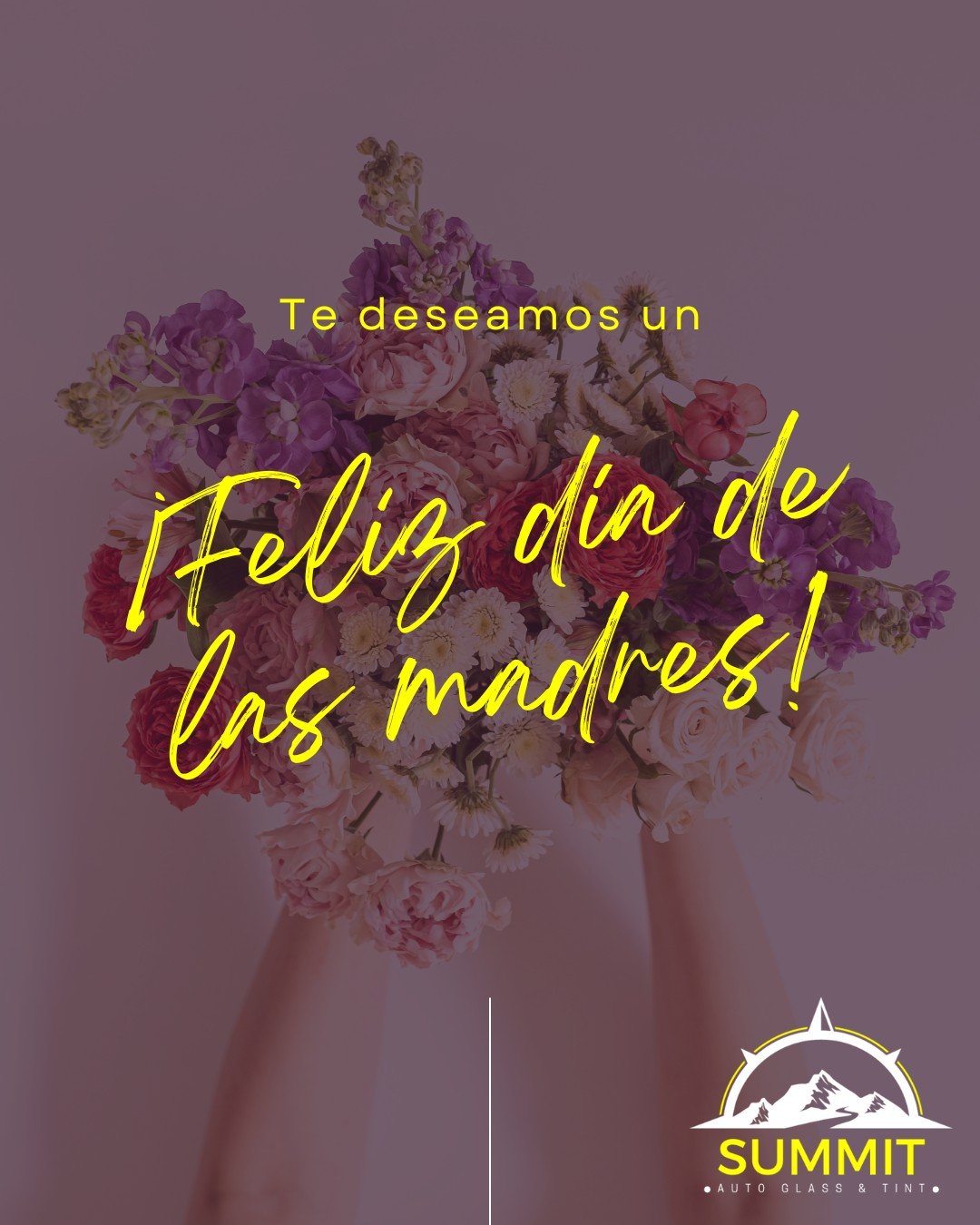 🌷 ¡Feliz Día de las Madres! 🌷
En Summit Auto Glass celebramos a las reinas del volante, las que hacen mil cosas al día y aún así encuentran tiempo para dar amor sin medida.
Hoy es su día, y queremos agradec