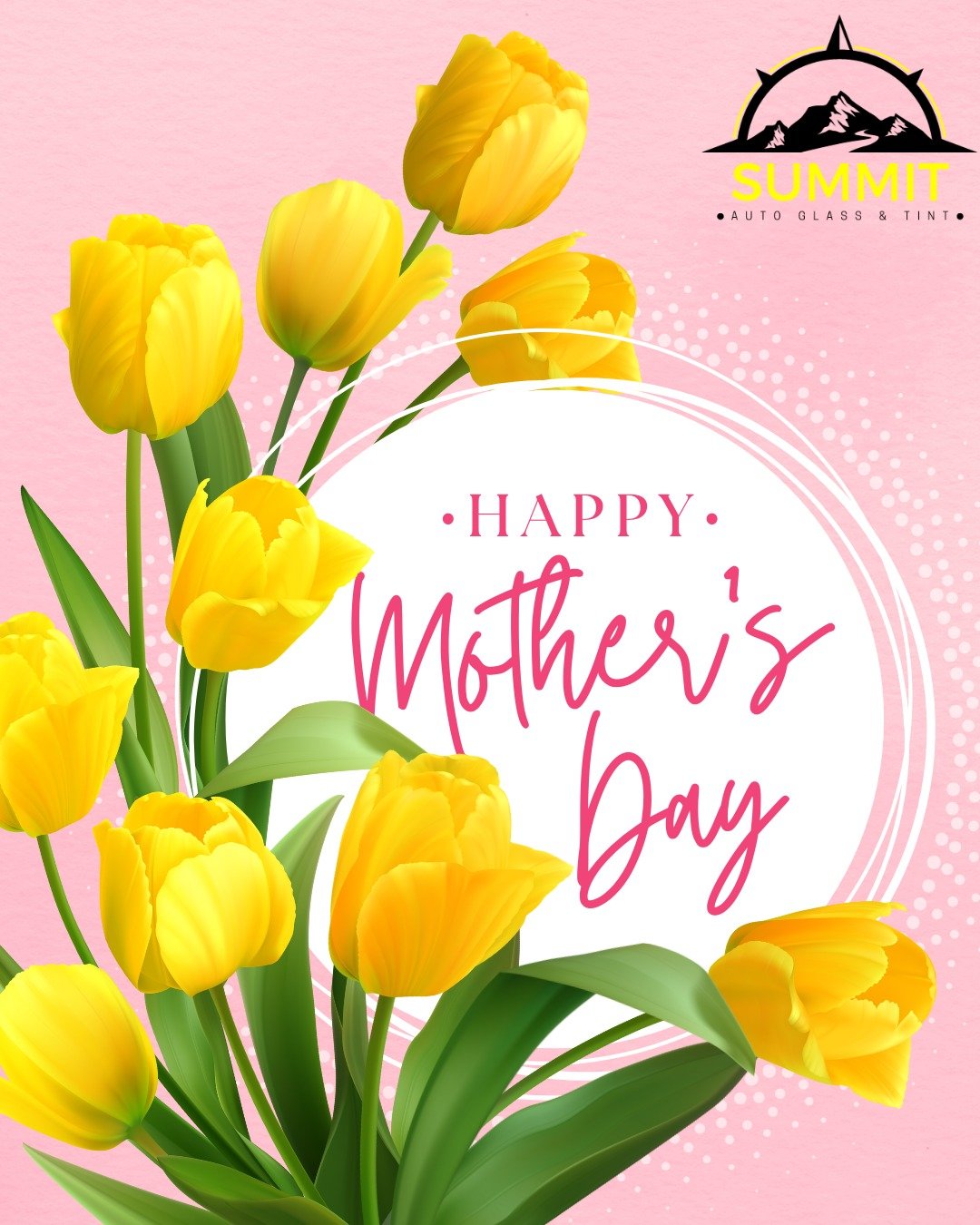 🌸 Today we celebrate moms! 🌸
This Mother’s Day, all of us at Summit Auto Glass send a huge thank-you to the moms who navigate life with love, strength, and endless patience (often with a car full of kids and snacks!).
You’re the heart