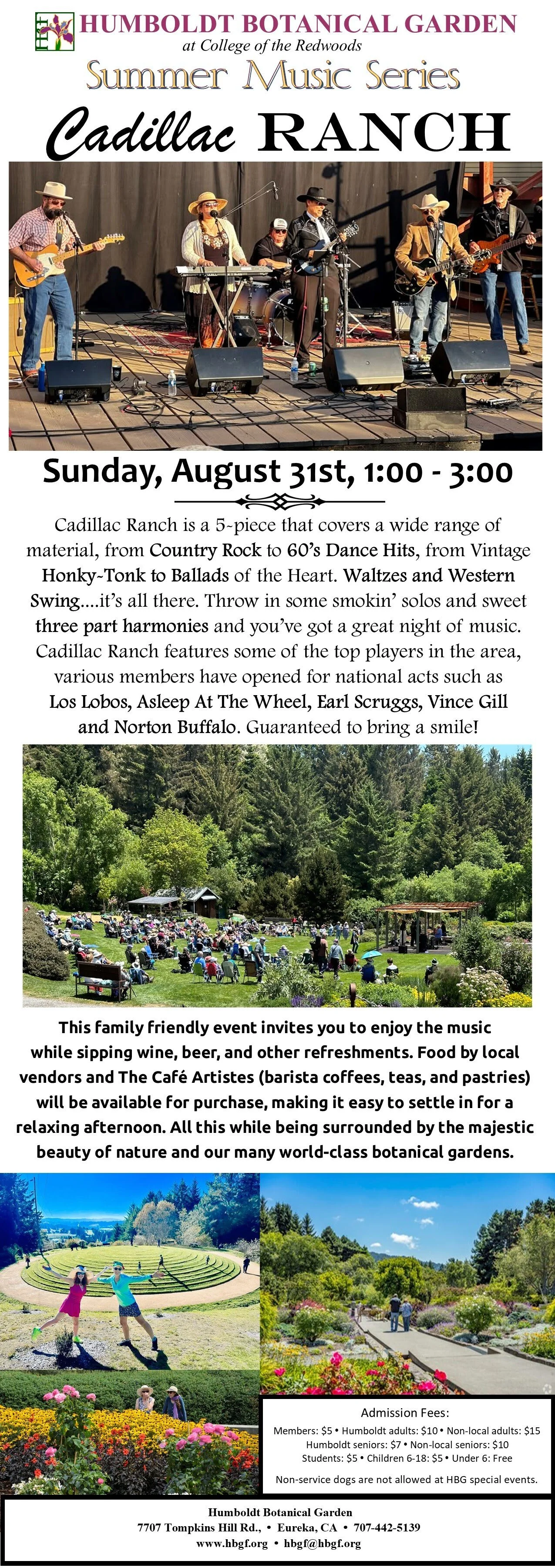 Summer Music series - cadillac ranch
