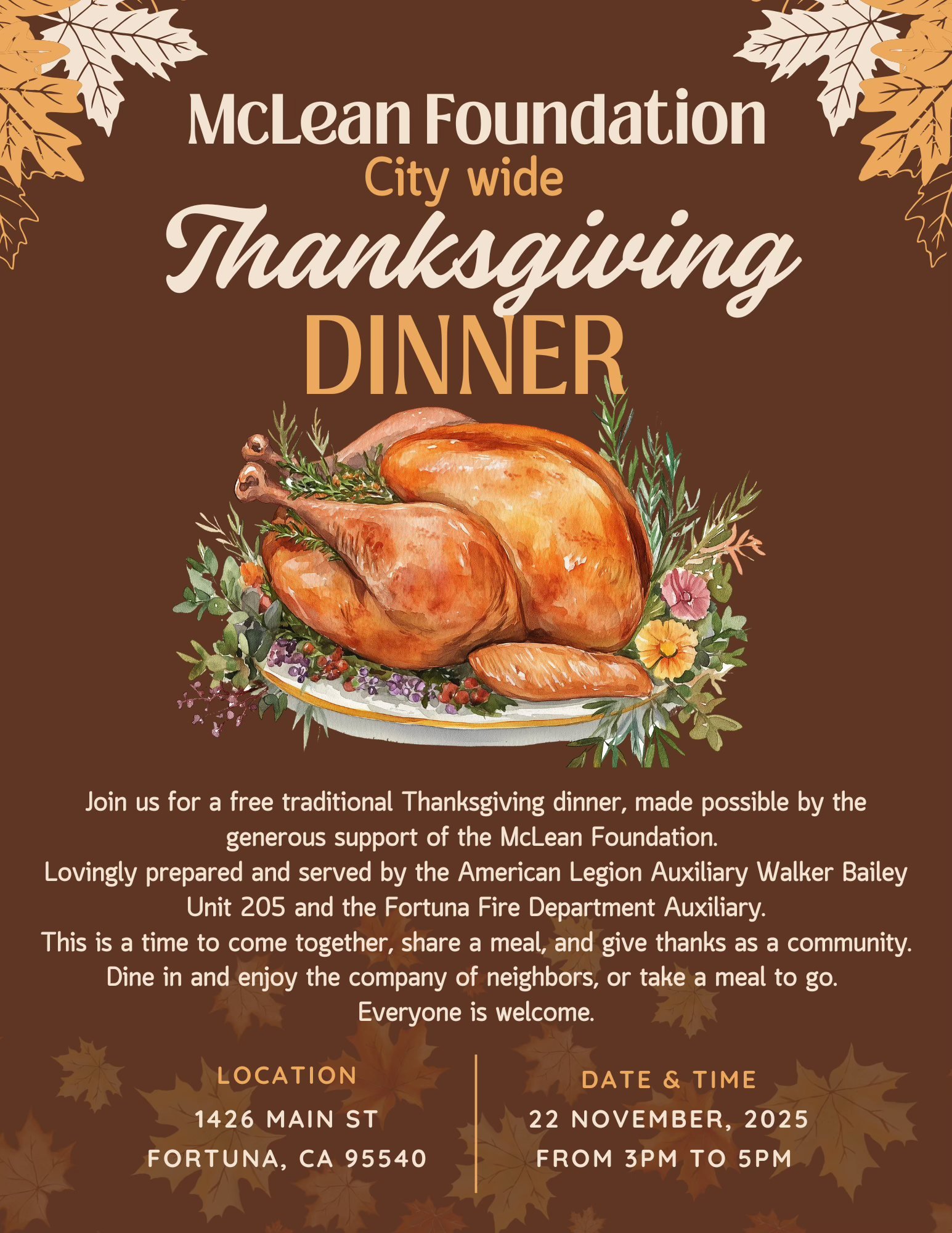 City Wide Thanksgiving Dinner
