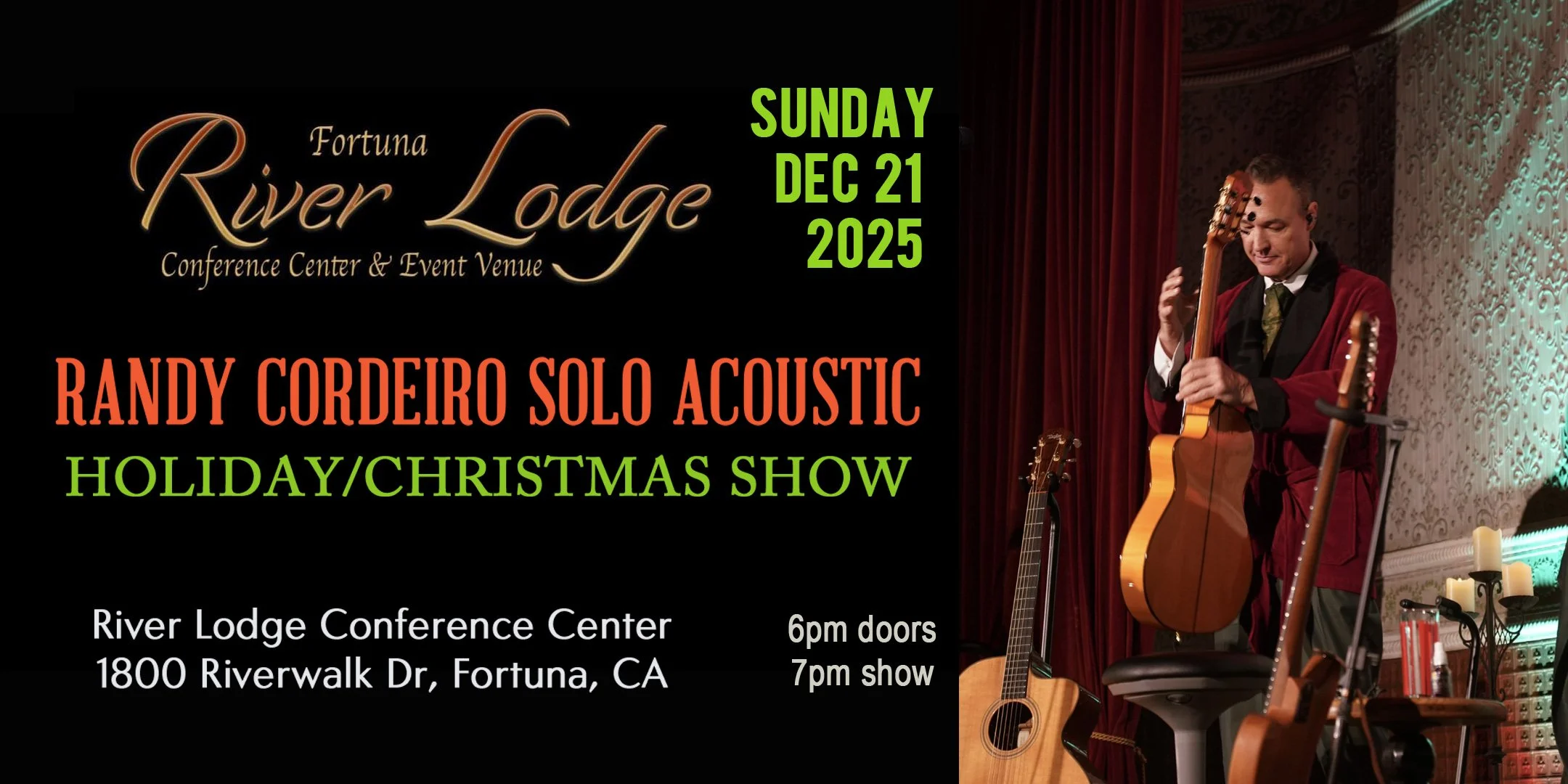 Randy Cordeiro Solo Acoustic Holiday/Christmas Show