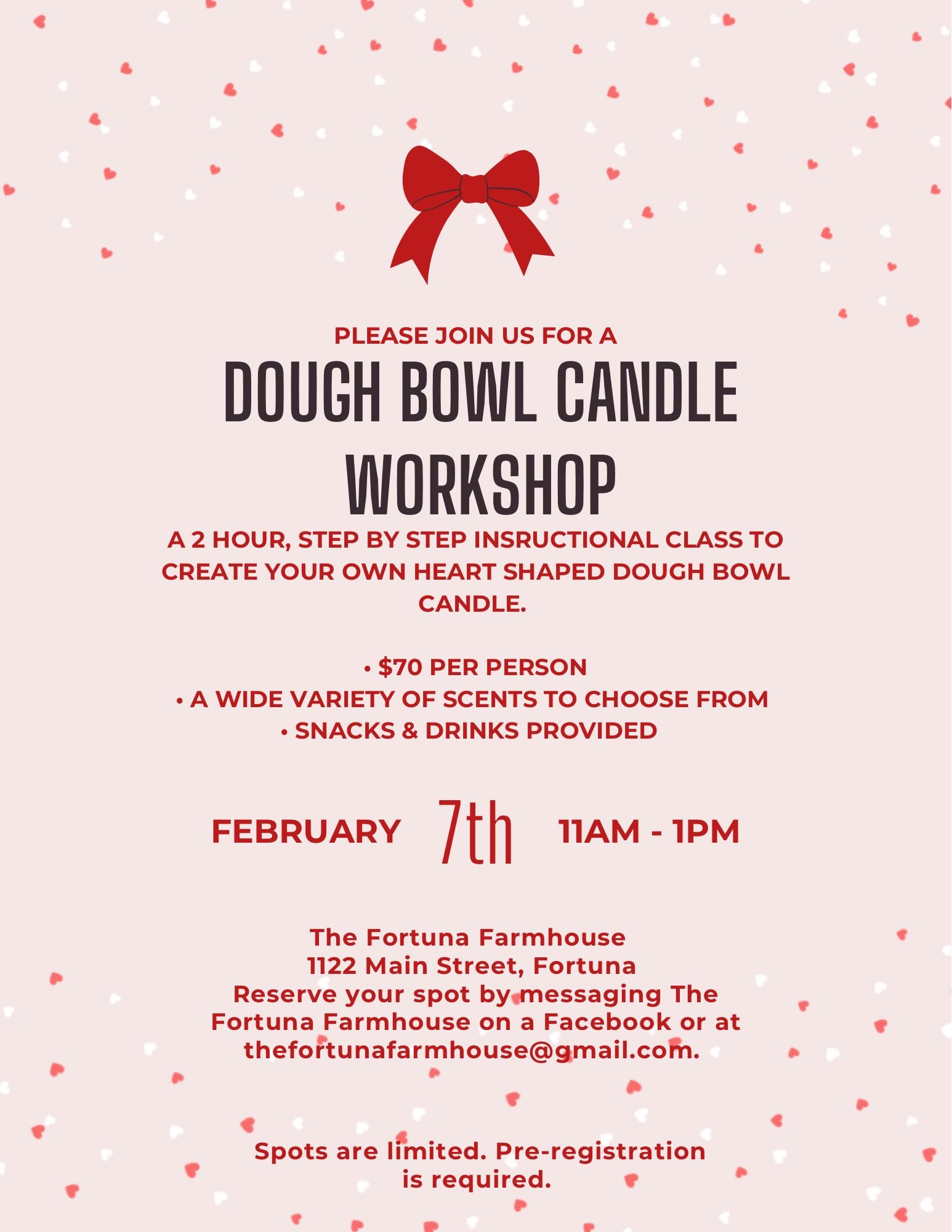 Dough Bowl Candle Workshop