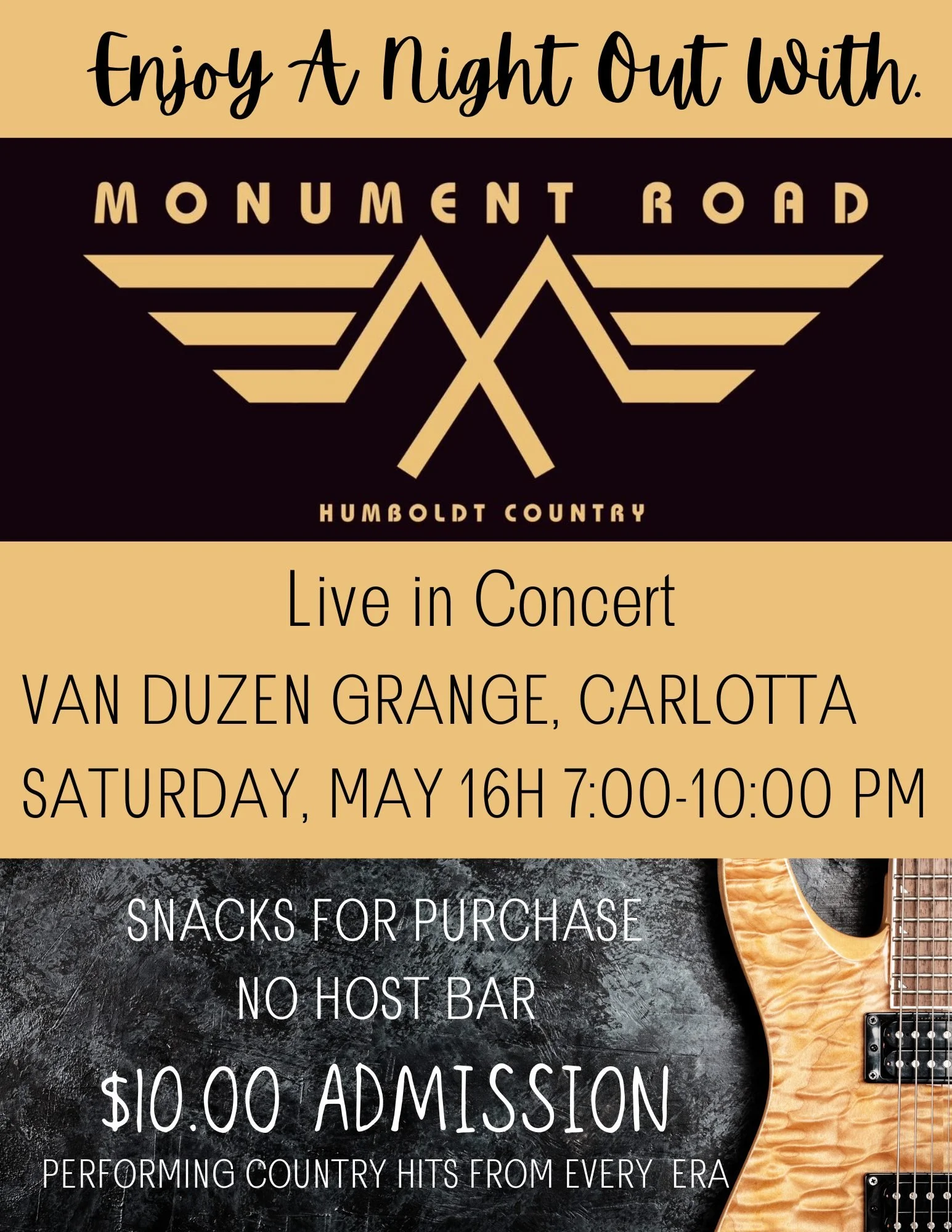 Monument Road - Live Concert