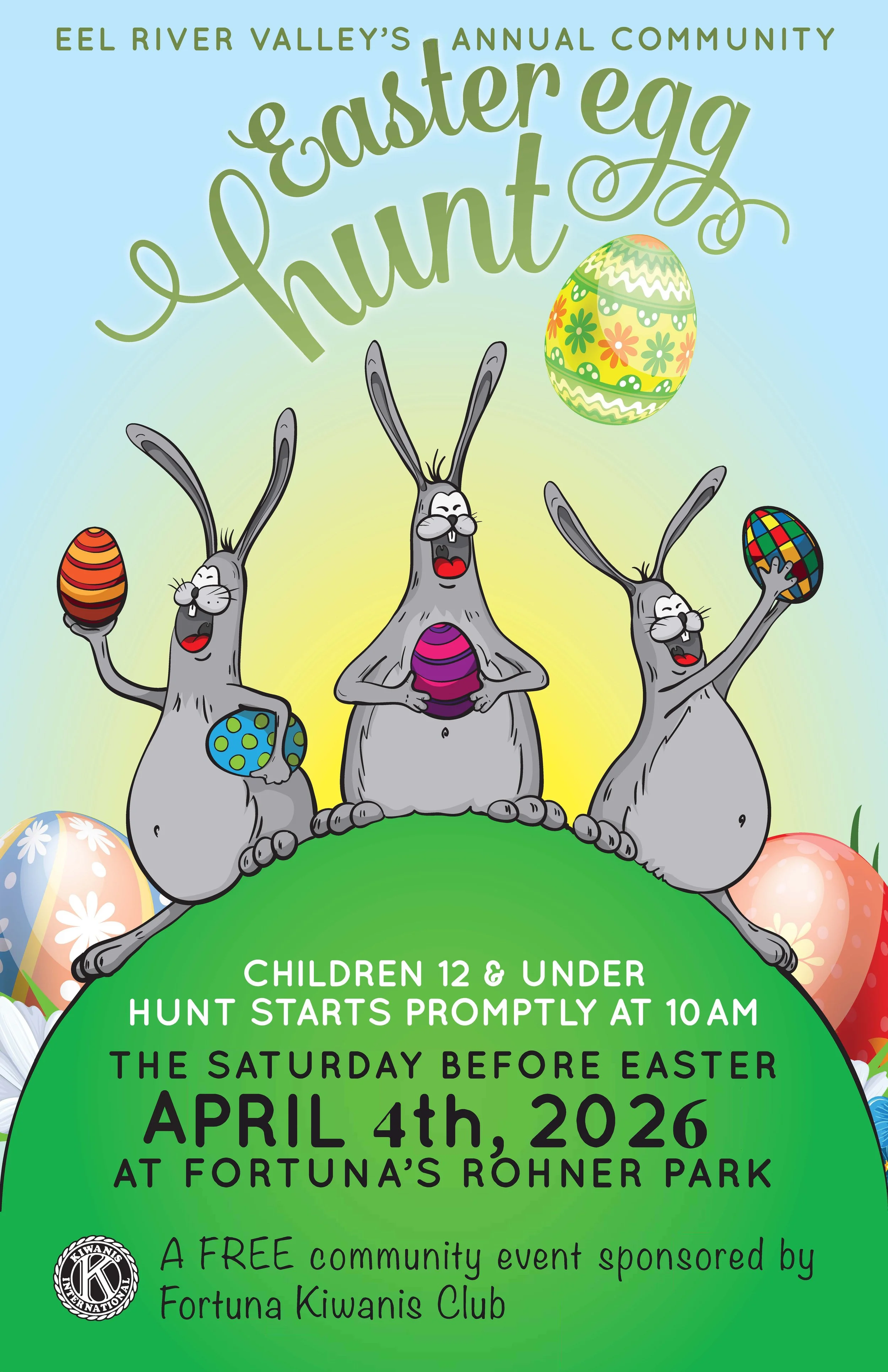 Eel River Valley's Annual Easter Egg Hunt