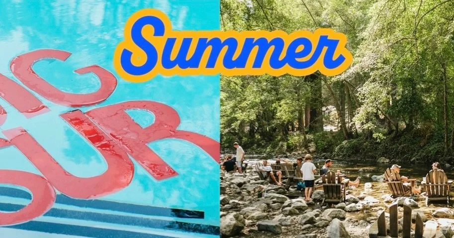 Nothing quite like a summer adventure down by the river💙

Sunshine filled afternoons, local live music, tasty snacks and enjoying it all with our feet in the river.

#BigSur #SummerAdventures #BigSurBaseCamp #DownByTheRiver #HighwayOne
📸: @hannahov