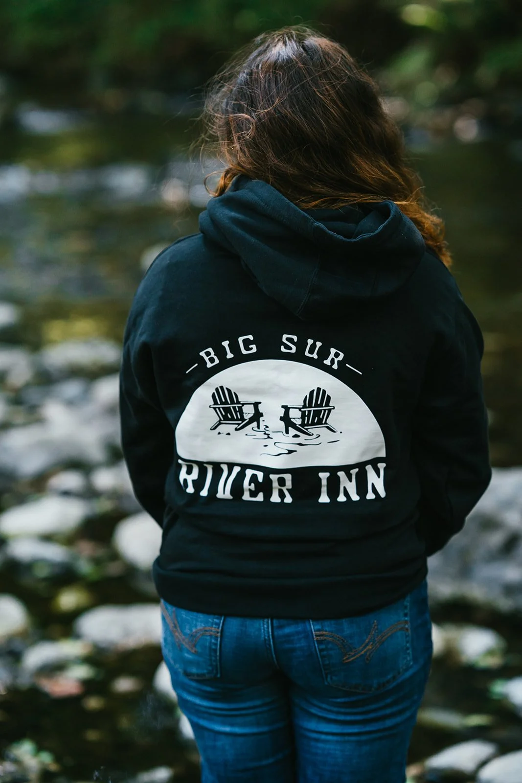BigSurRiverInn-BigSur-GeneralStore-BSRILogo-Sweatshirt-Black-Back-Female-FullView-BigSurRiver-HannahOvereemPhoto.jpeg