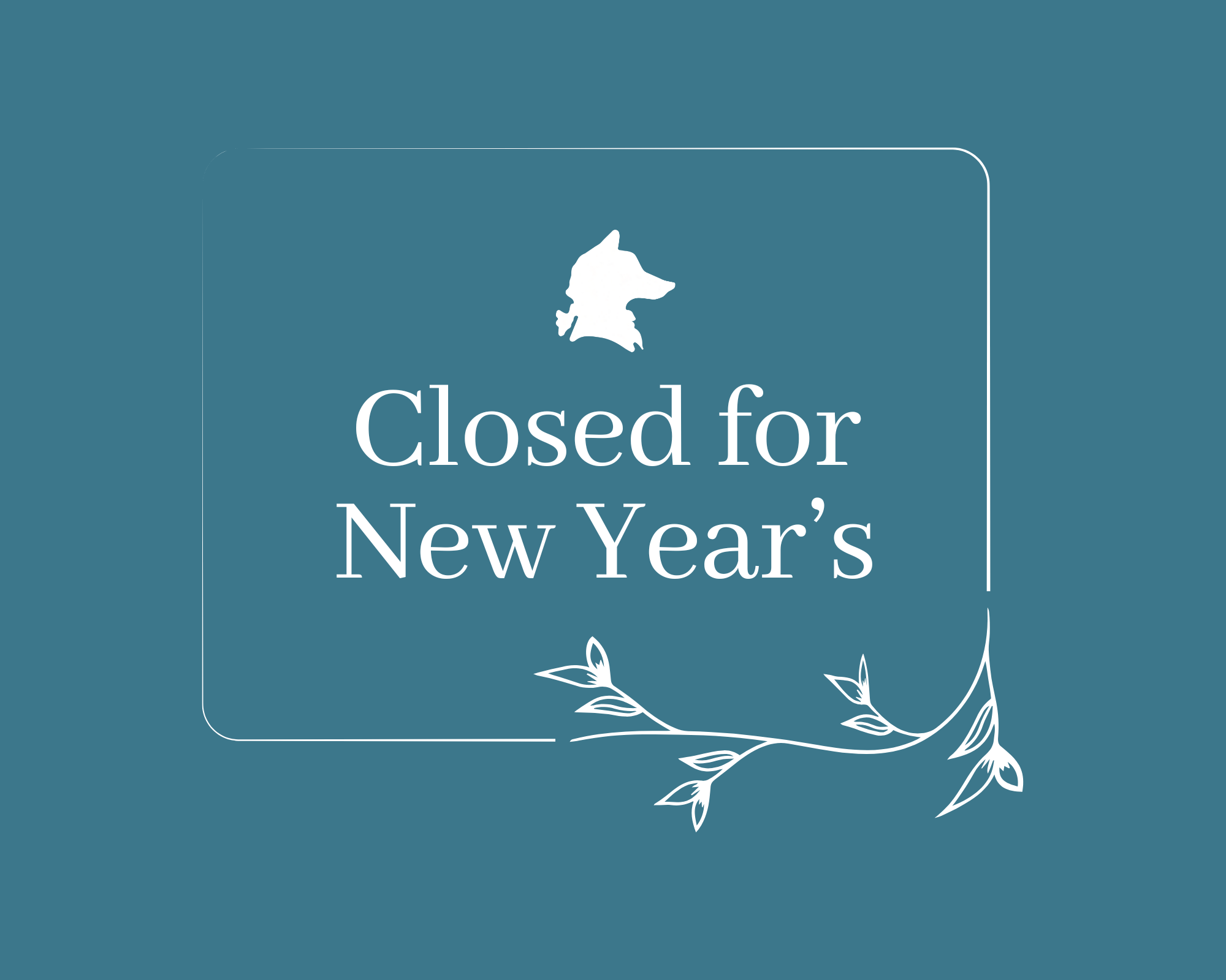 Closed for New Year’s