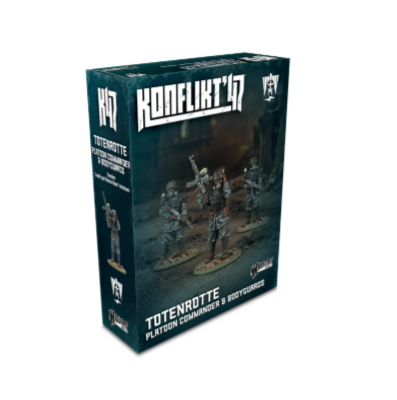 Konflikt '47 Totenrotte Platoon Commander and Bodyguards by Warlord Games