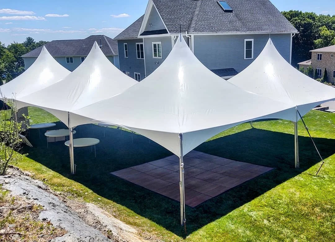 Backyard wedding tent in Waltham. 
#weddingrentals 
#tentrentals #eventrentals #backyardtentrental  #backyardwedding