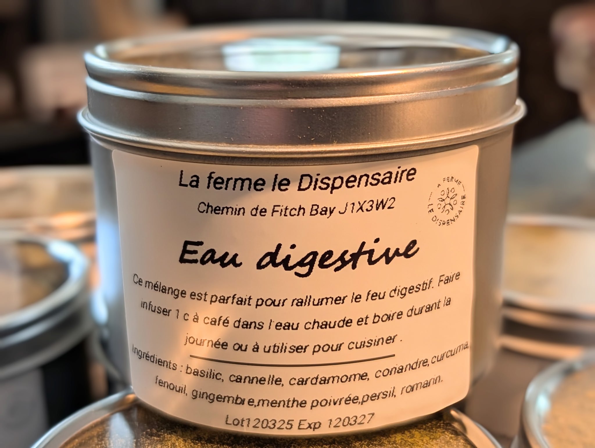 Eau digestive Ayurvédique