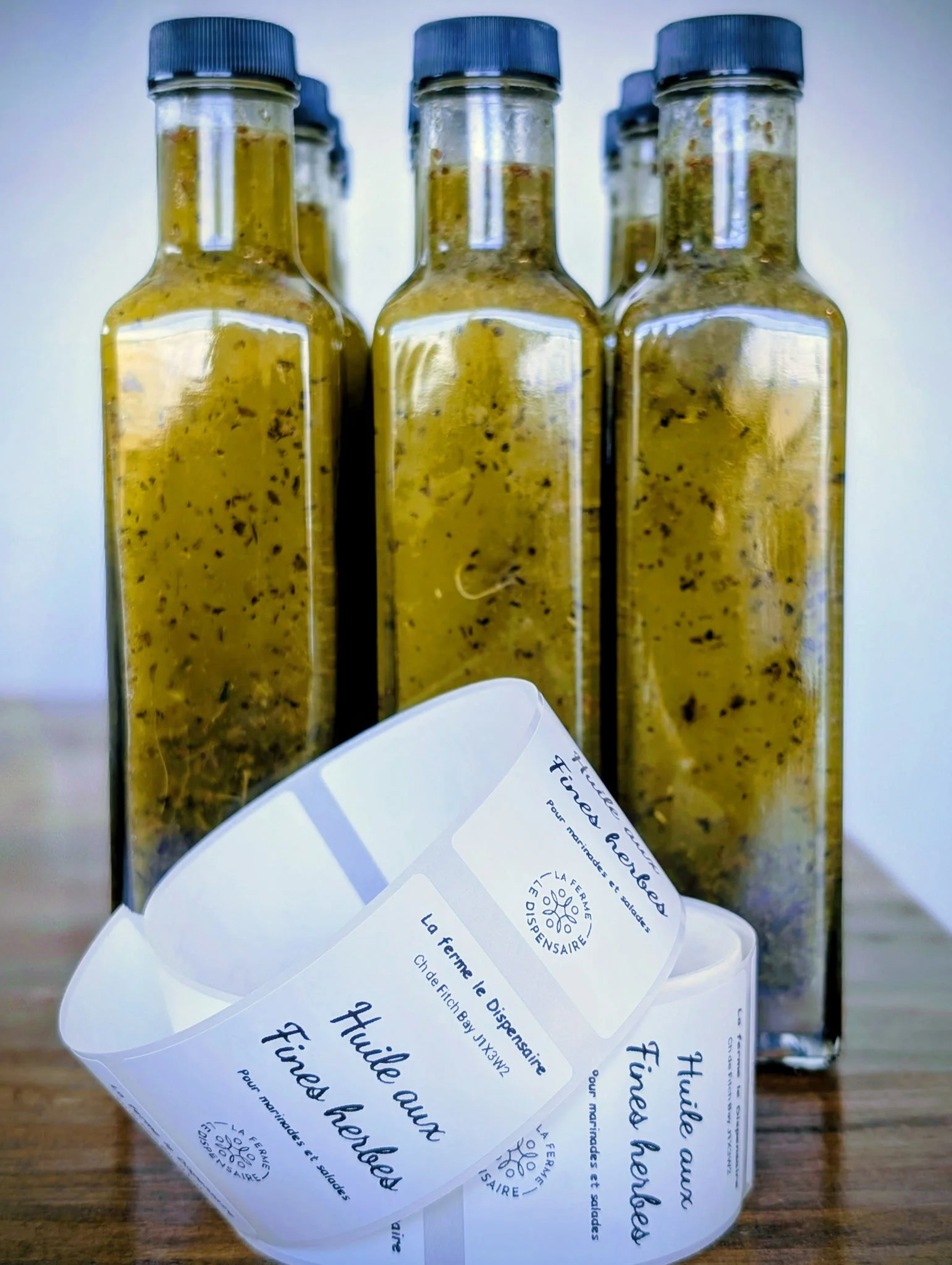 Huile aux fines herbes