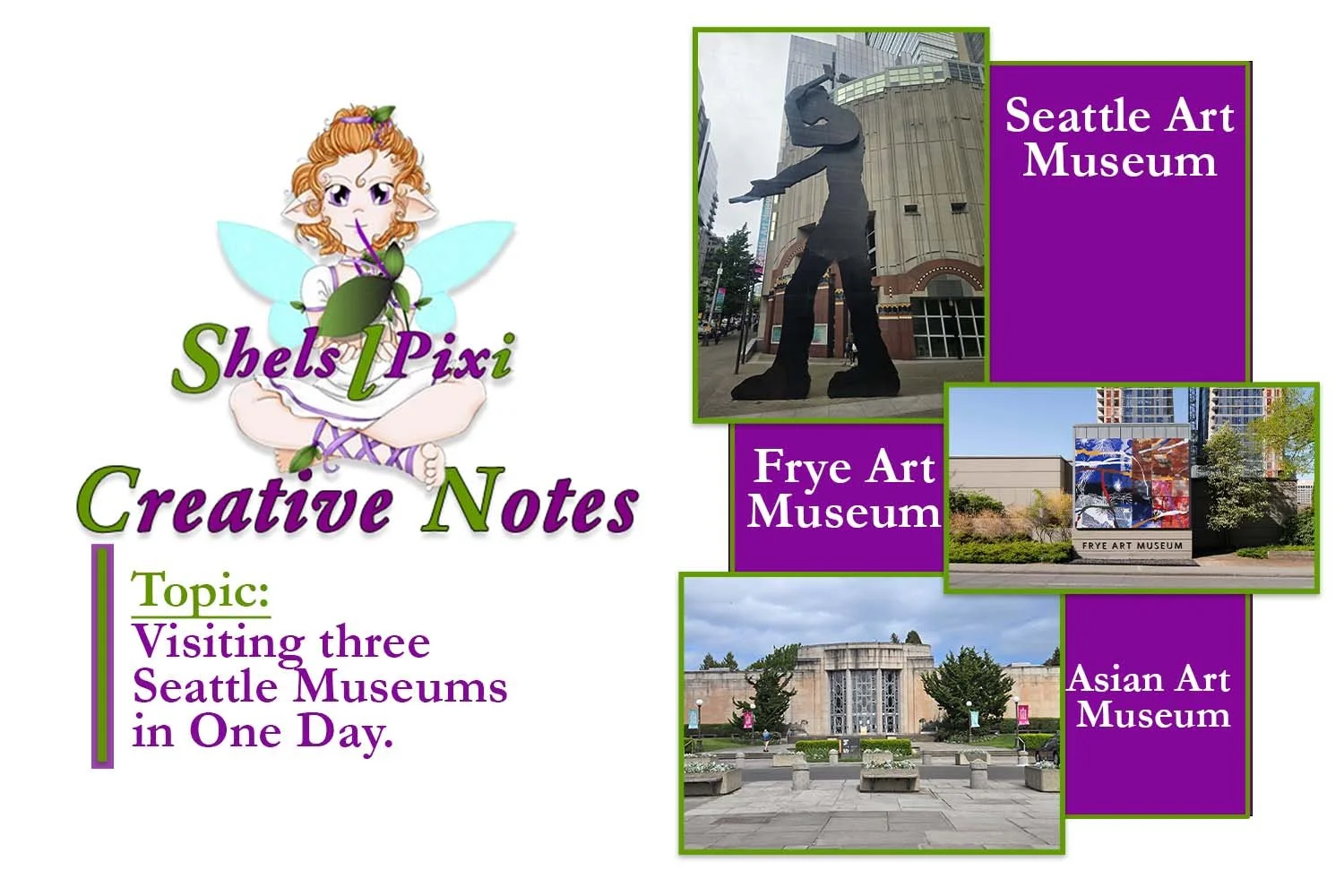 Visiting three Seattle Museums in One Day.