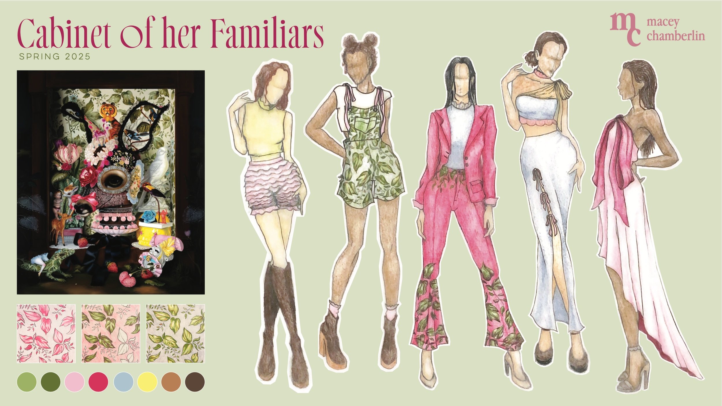 Final collection– inspired by "A Cabinet of Her Familiars" by Jennybird Alcantara