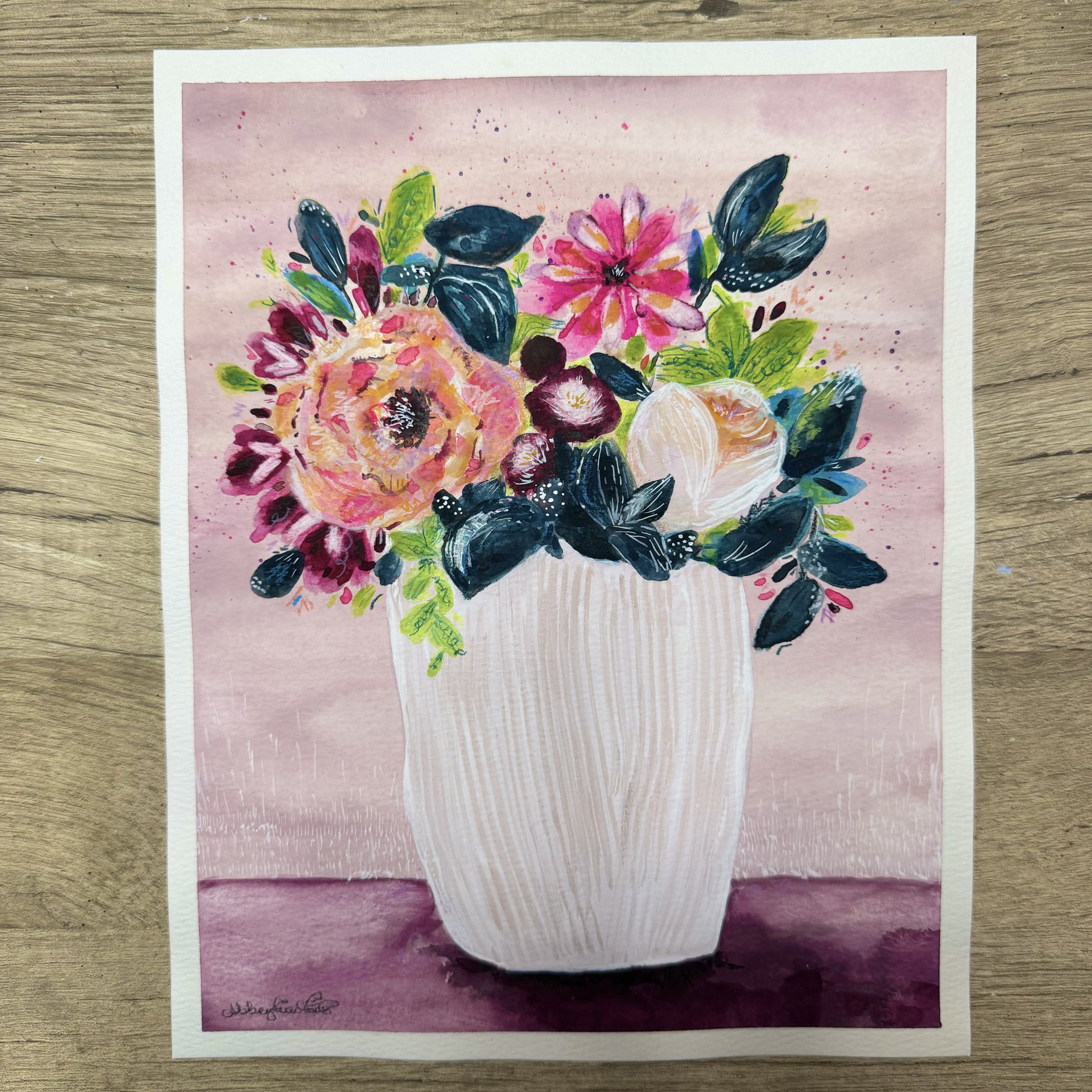 Bouquet ORIGINAL Painting 8x10