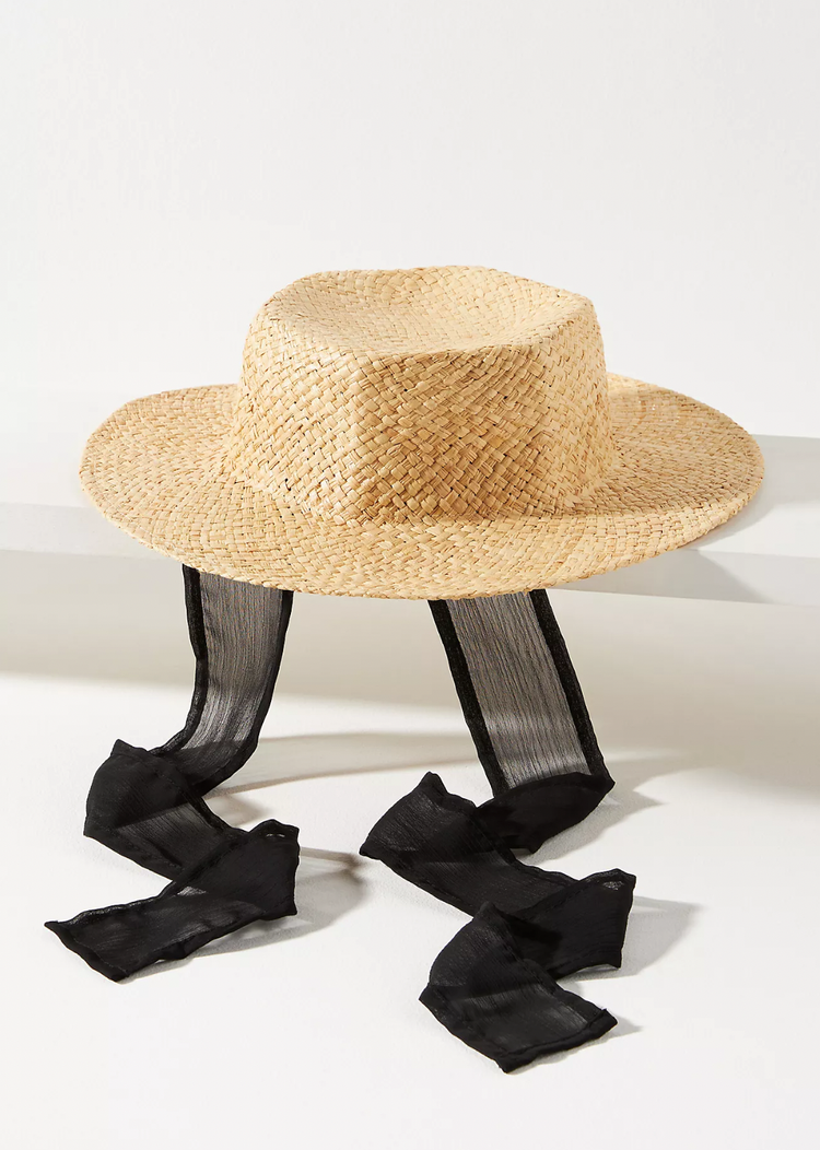 Tie Boater Hat