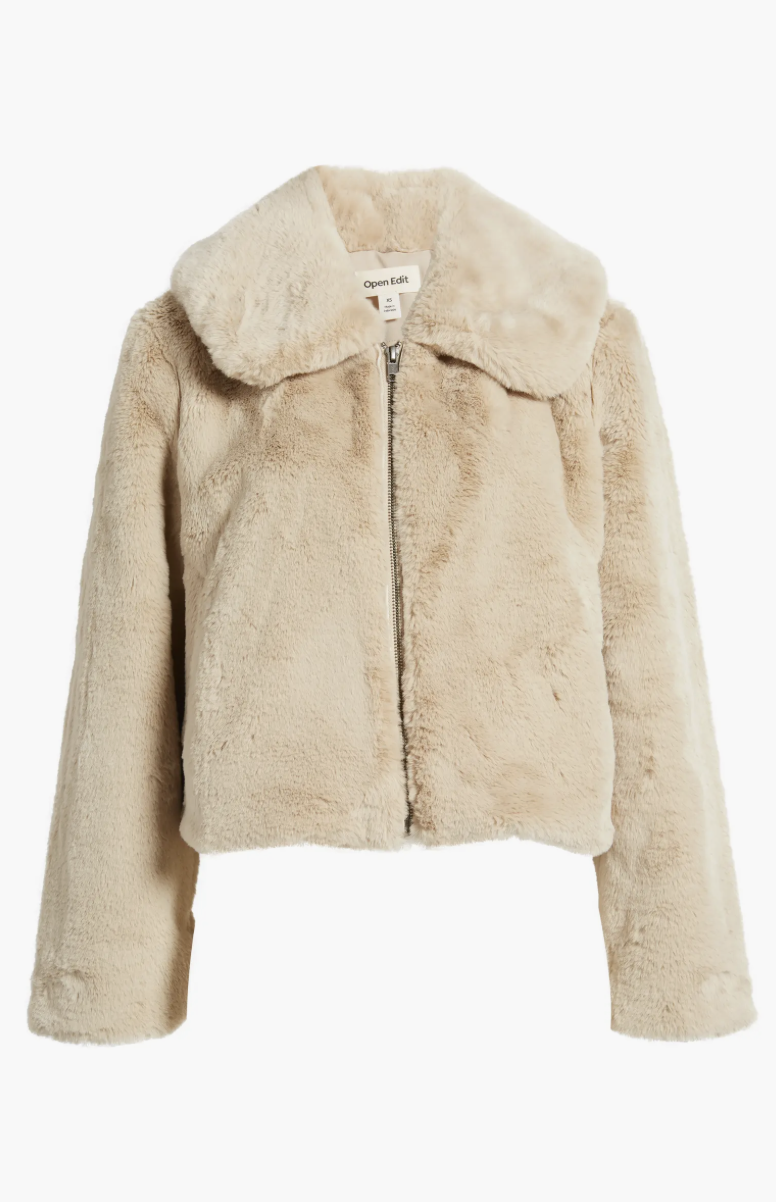 Faux Fir Jacket, $78