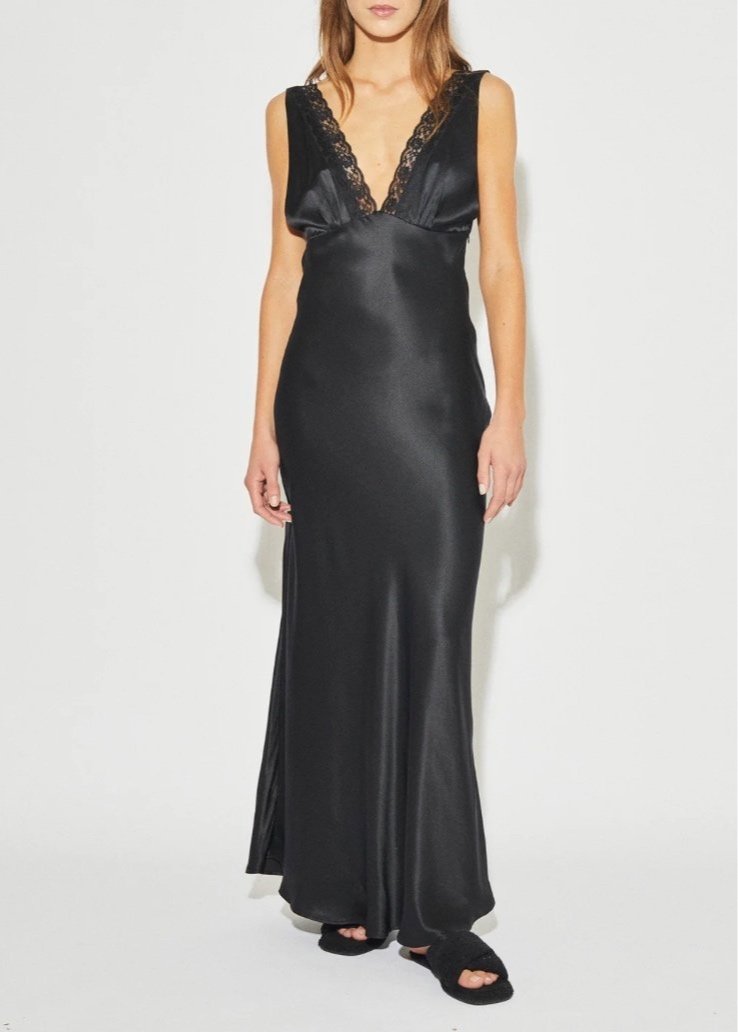 Silk Maxi Dress, $330