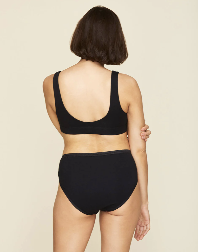 Organic Cotton Mid-Rise Brief, $20