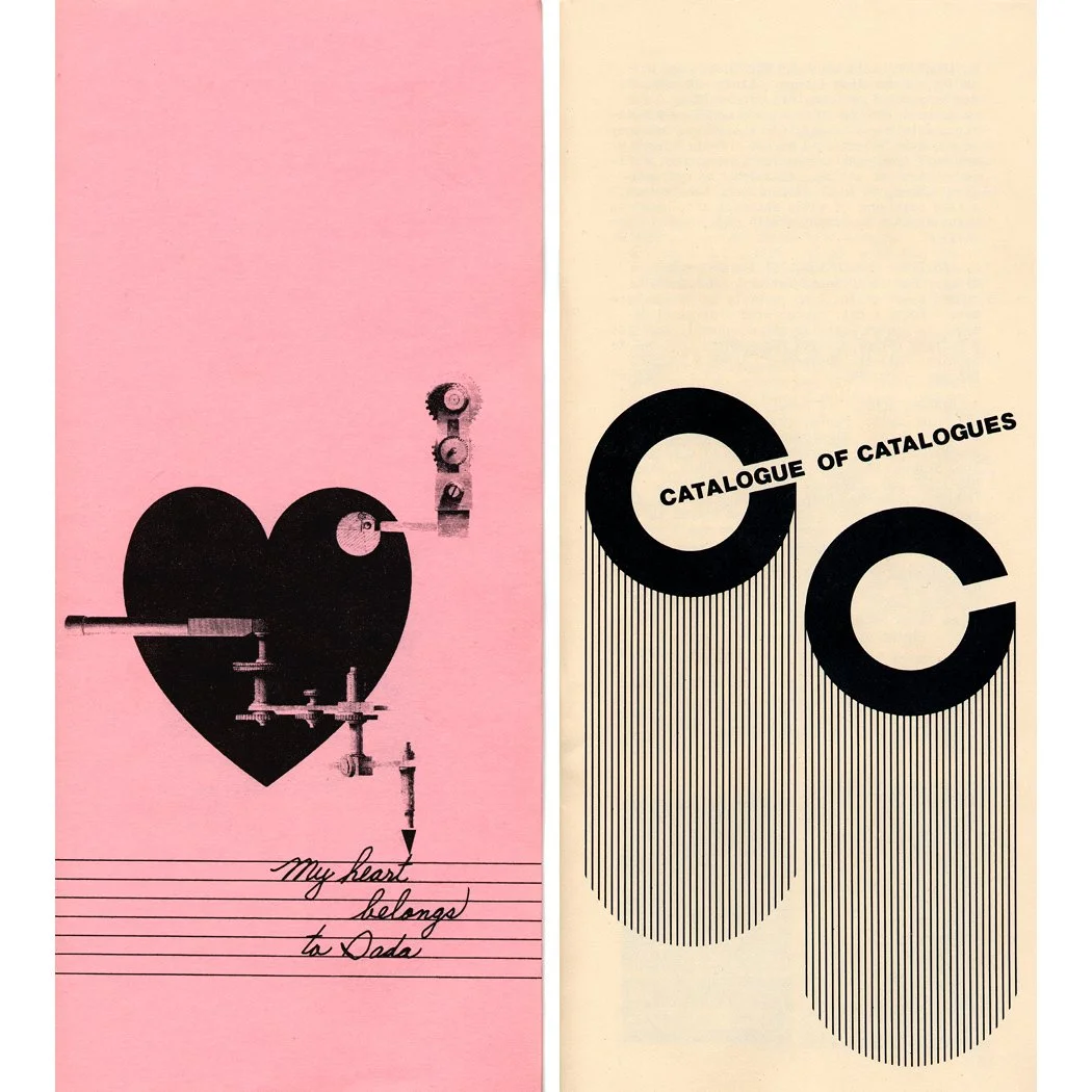 My Heart Belongs to Dada, 1981 and Catalogue of Catalogues, Ex Libris, 1982