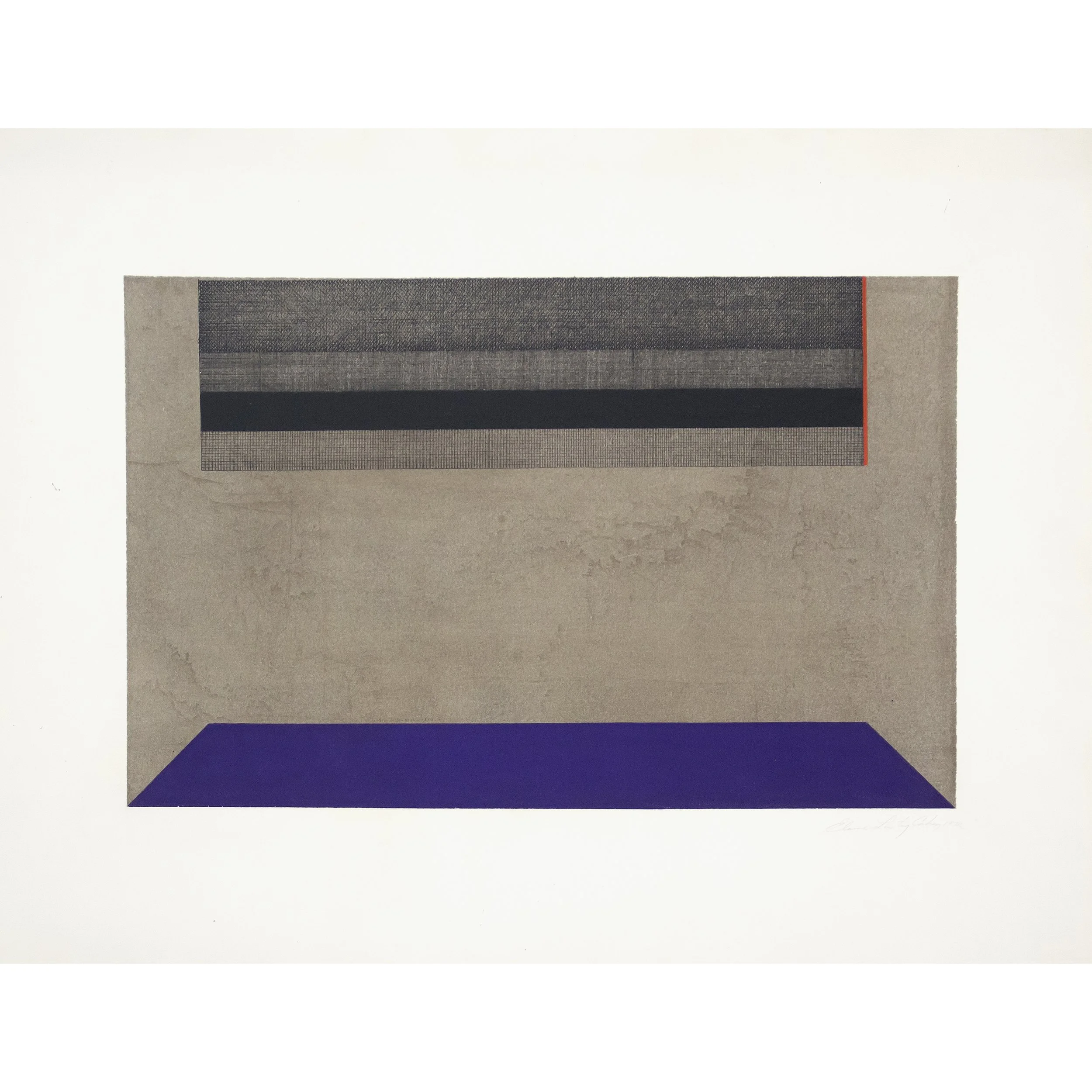 Untitled, 1973, etching, 22 x 30 1/2 in