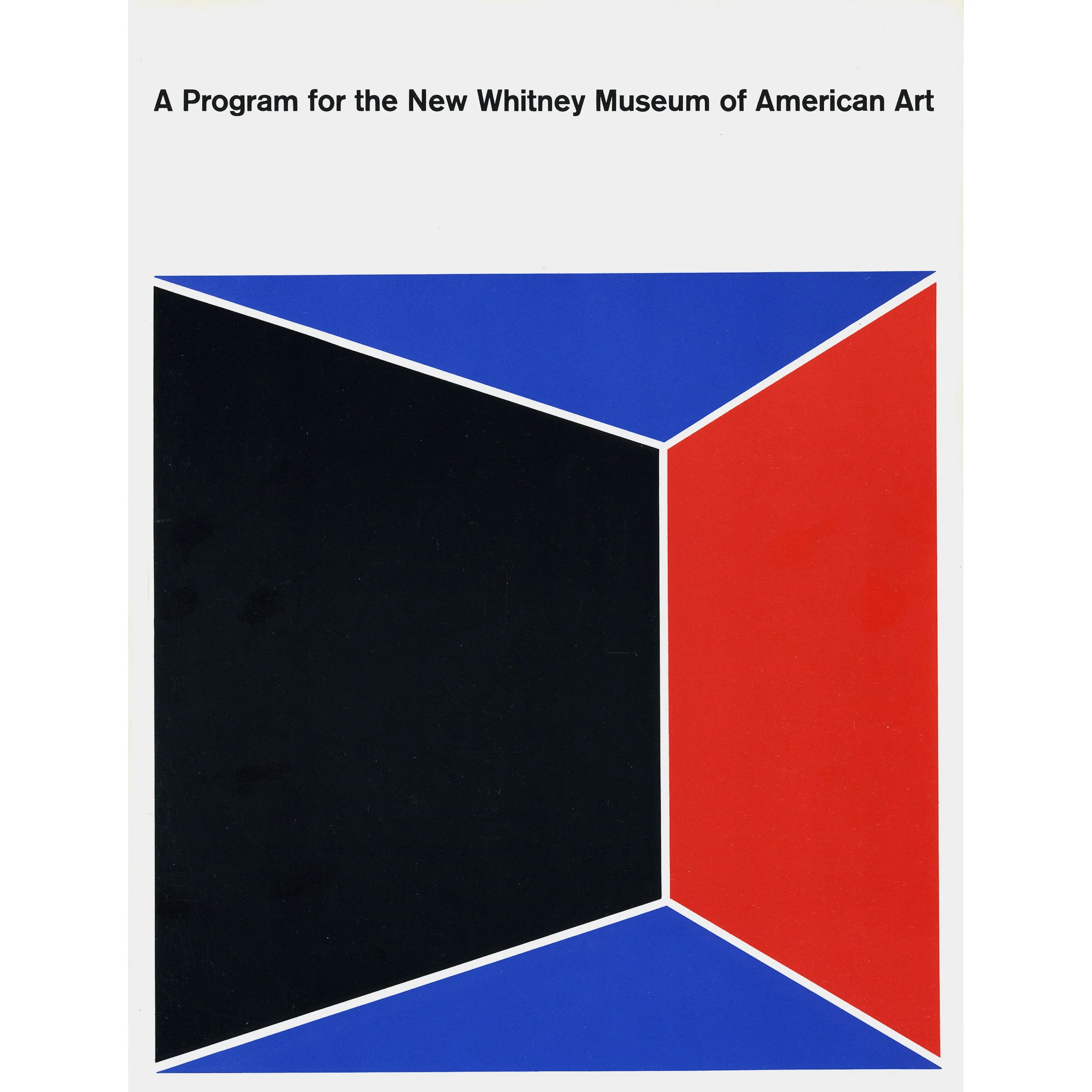A Program for the New Whitney Museum of American Art, 1964
