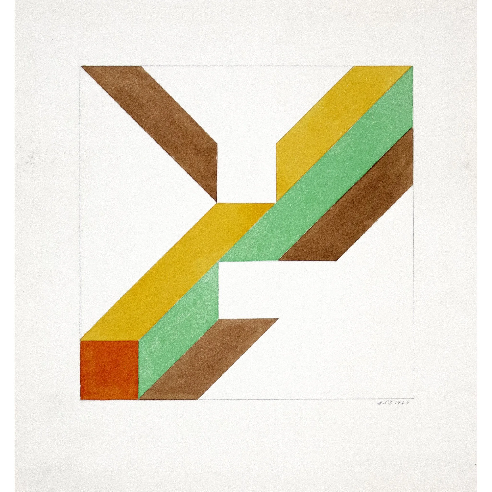 Untitled, 1969, 15 1/4 x 14 1/4 in