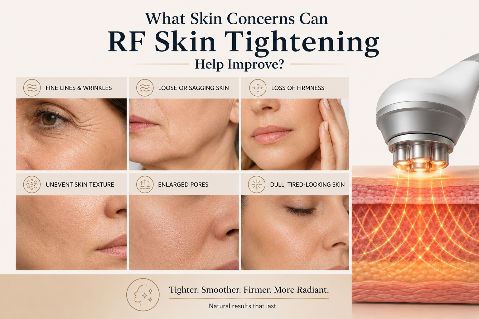 What Skin Concerns Can RF Skin Tightening Help Improve?