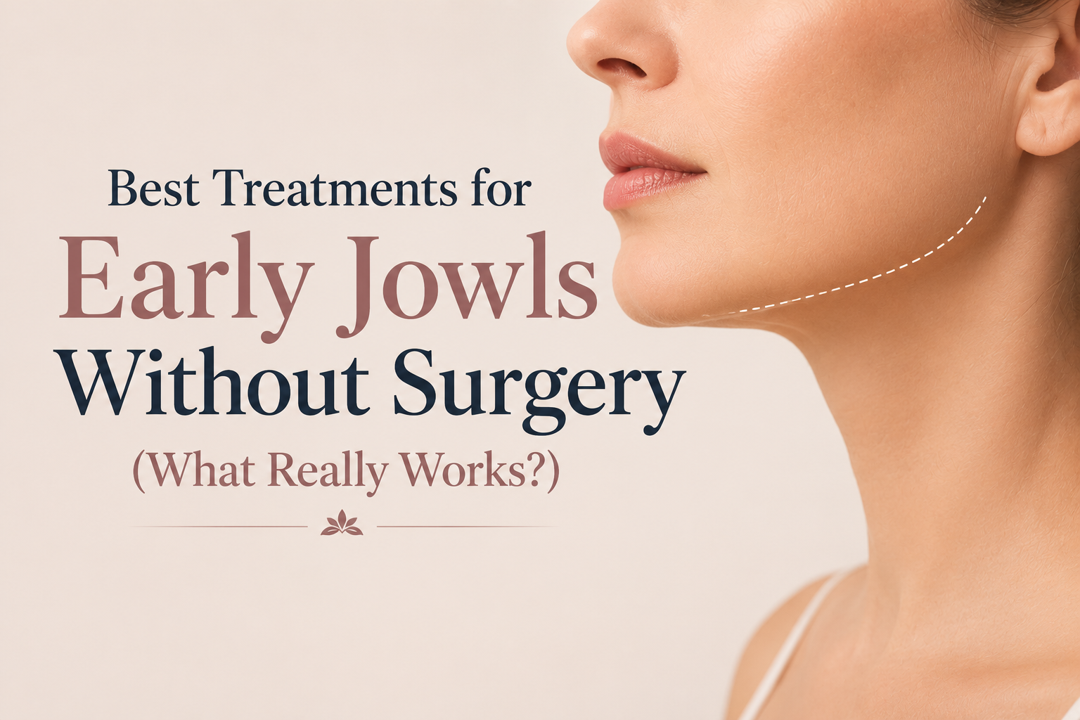 Best Treatments for Early Jowls Without Surgery (What Really Works?)