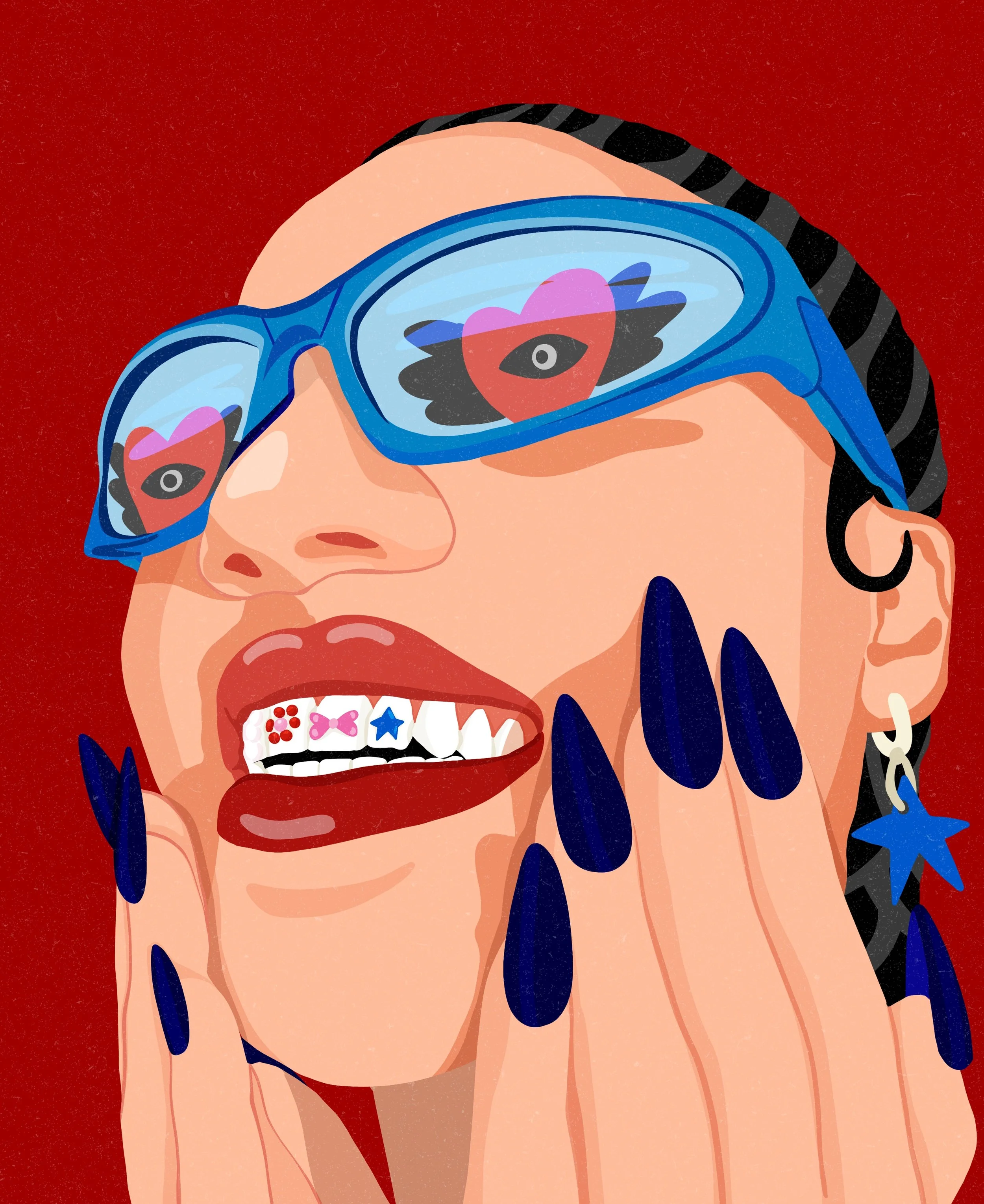   Hearts in the clouds.    
  
Personal Work 