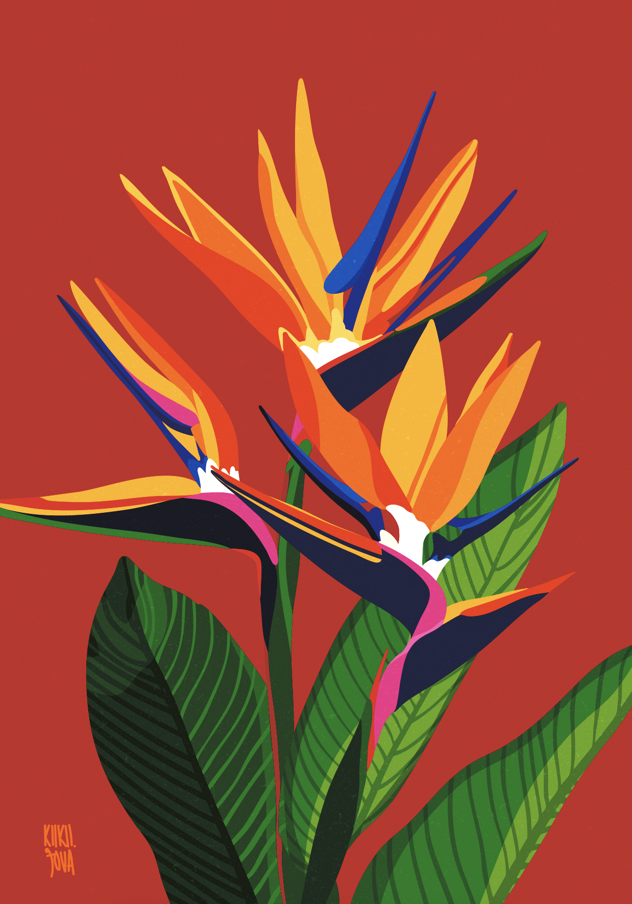 BIRD OF PARADISE PRINT